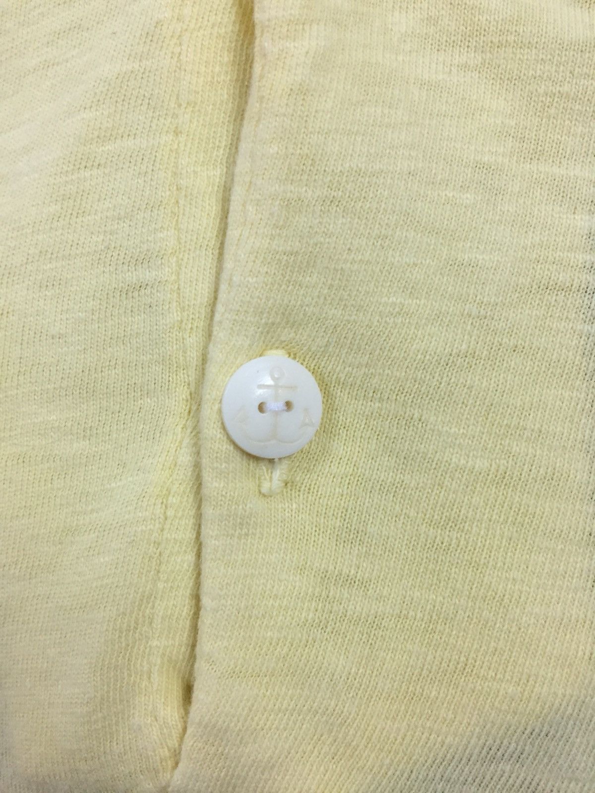Kapital GRAIL🔥OG Kapital Hemp Yellow Plain Polo Shirt Size US M / EU 48-50 / 2 - 7 Thumbnail