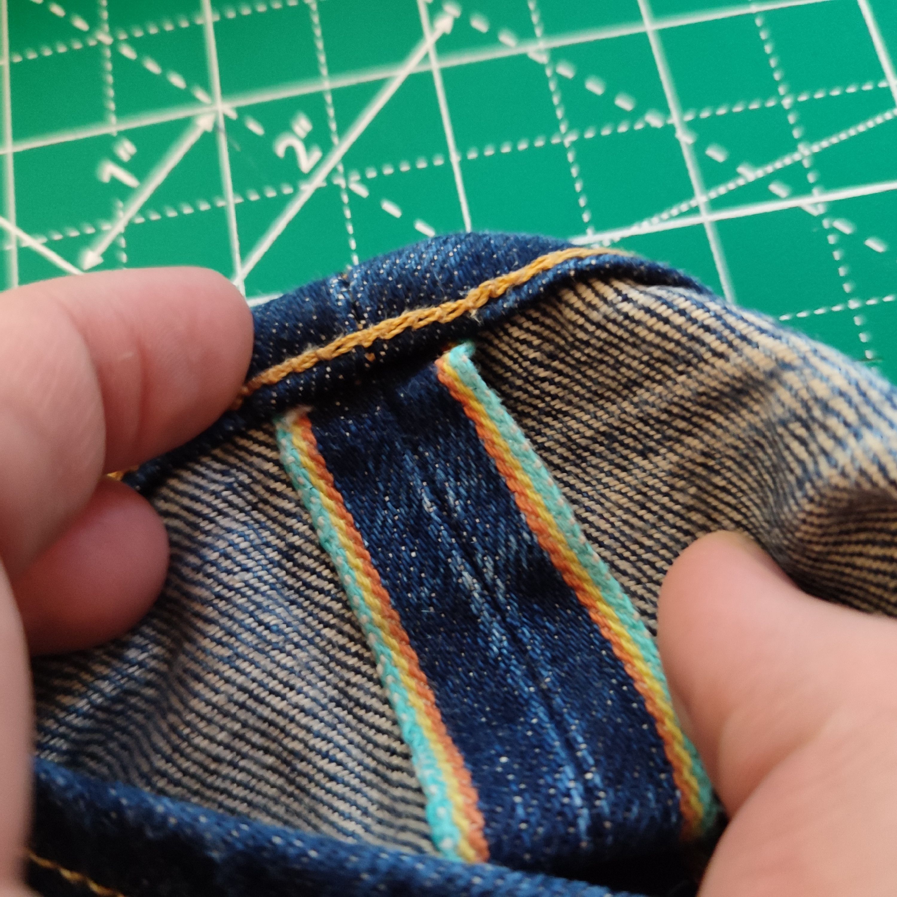 Edwin EDWIN SELVEDGE STRAIGHT JAPANESE DENIM ED-55 REGULAR TAPERED Size US 33 - 6 Thumbnail