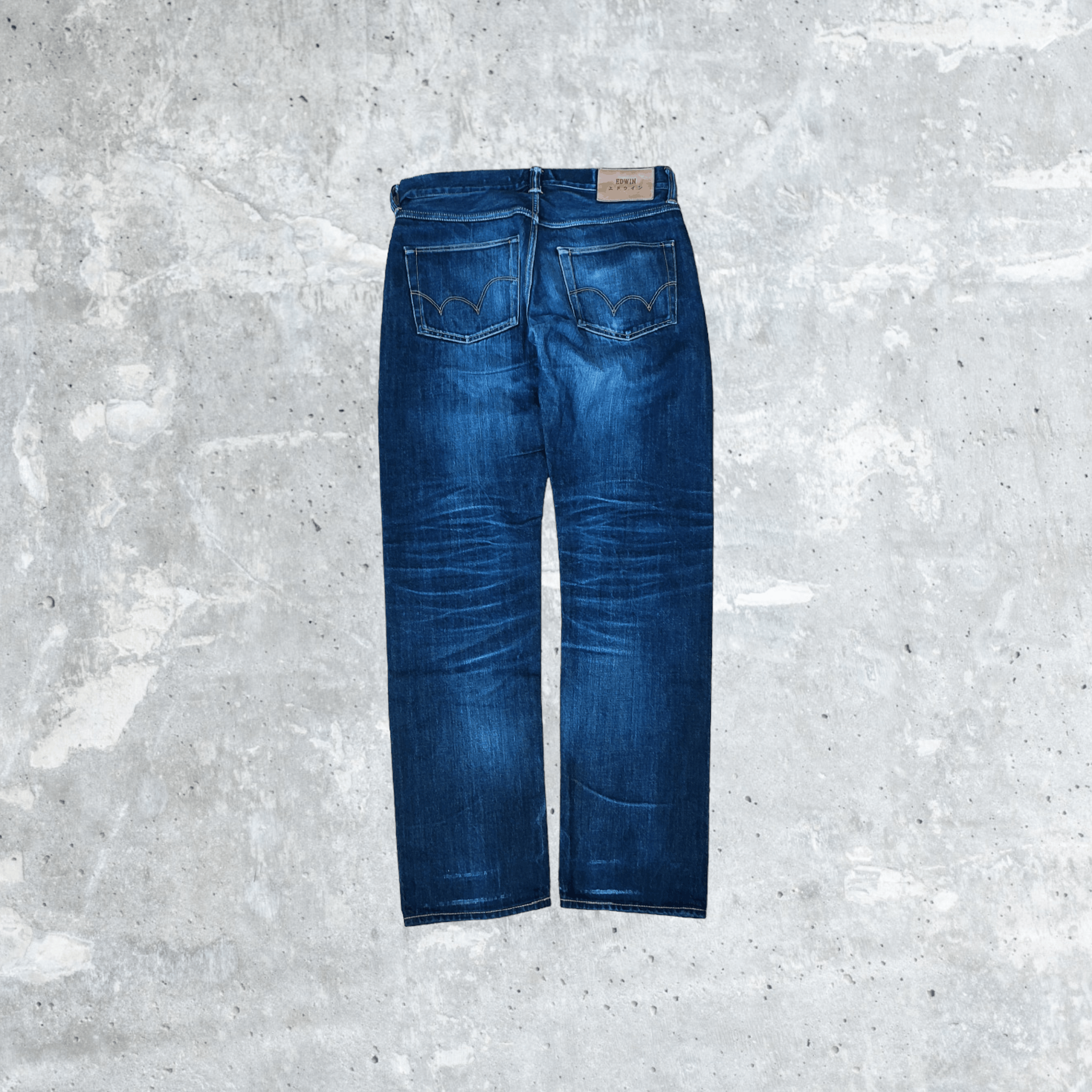 Edwin EDWIN SELVEDGE STRAIGHT JAPANESE DENIM ED-55 REGULAR TAPERED Size US 33 - 2 Thumbnail
