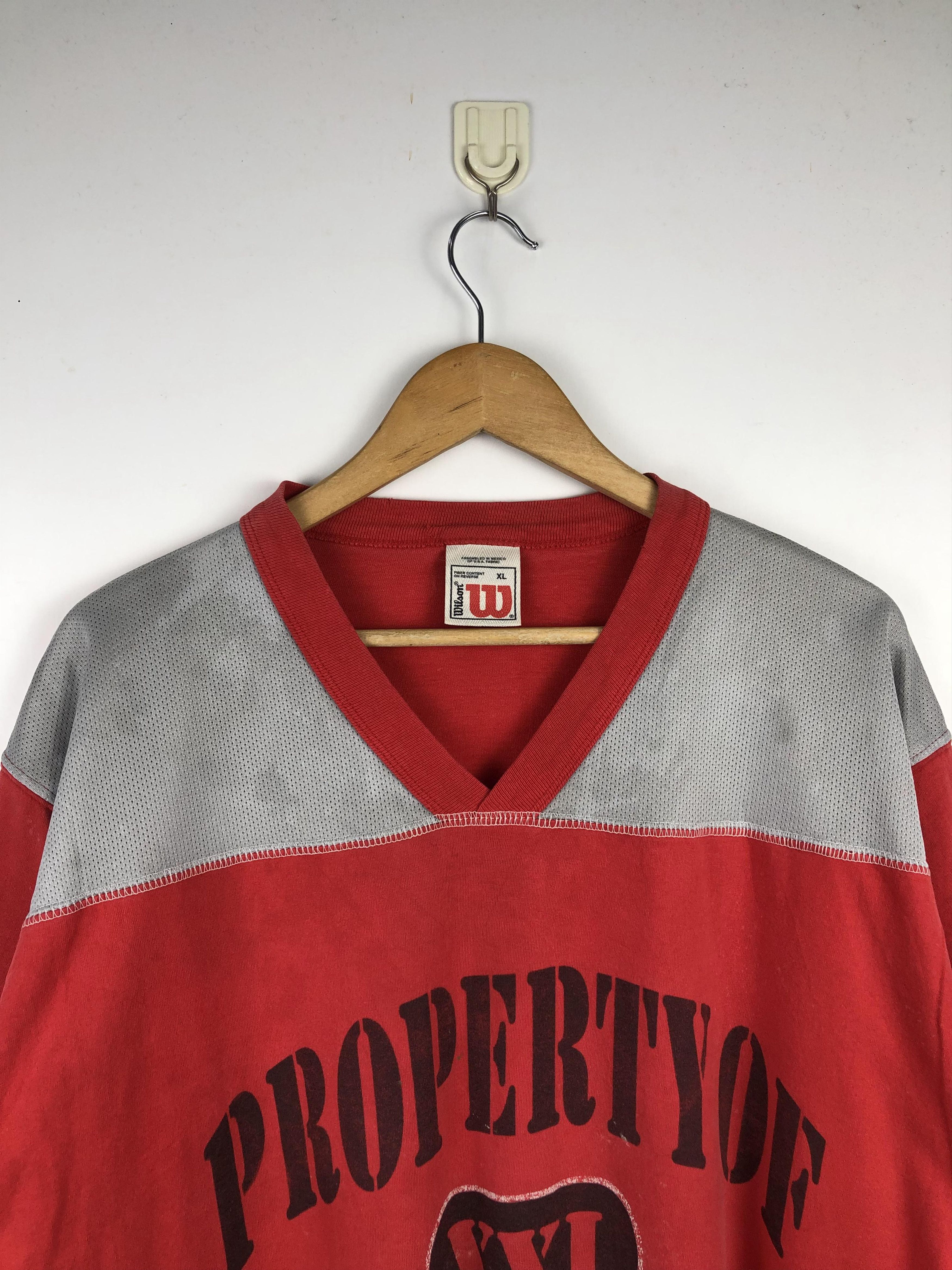 Vintage × Wilson Vintage 90s Wilson American Sport Jersey TA0348 Size US XL / EU 56 / 4 - 2 Thumbnail