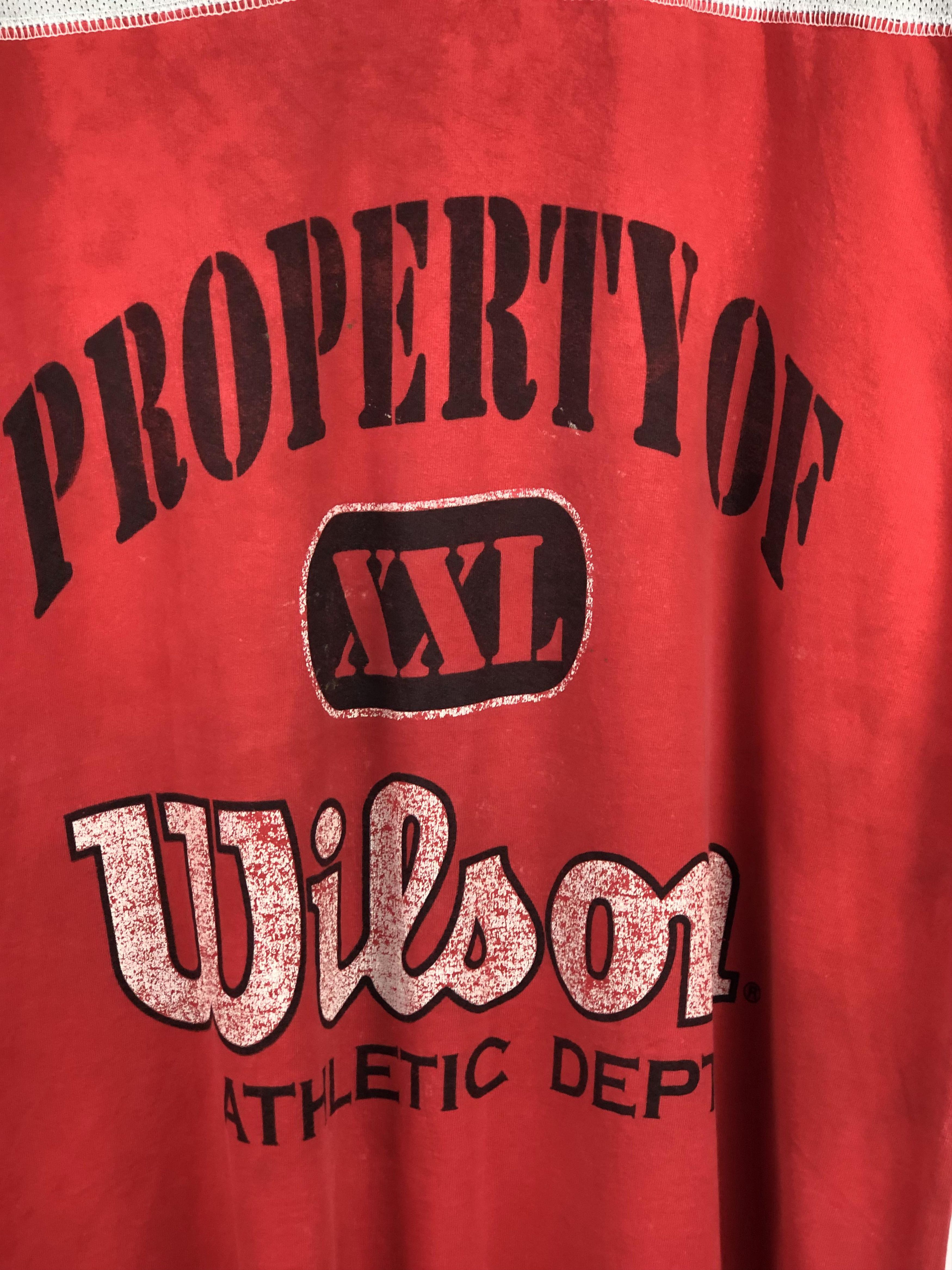 Vintage × Wilson Vintage 90s Wilson American Sport Jersey TA0348 Size US XL / EU 56 / 4 - 7 Thumbnail