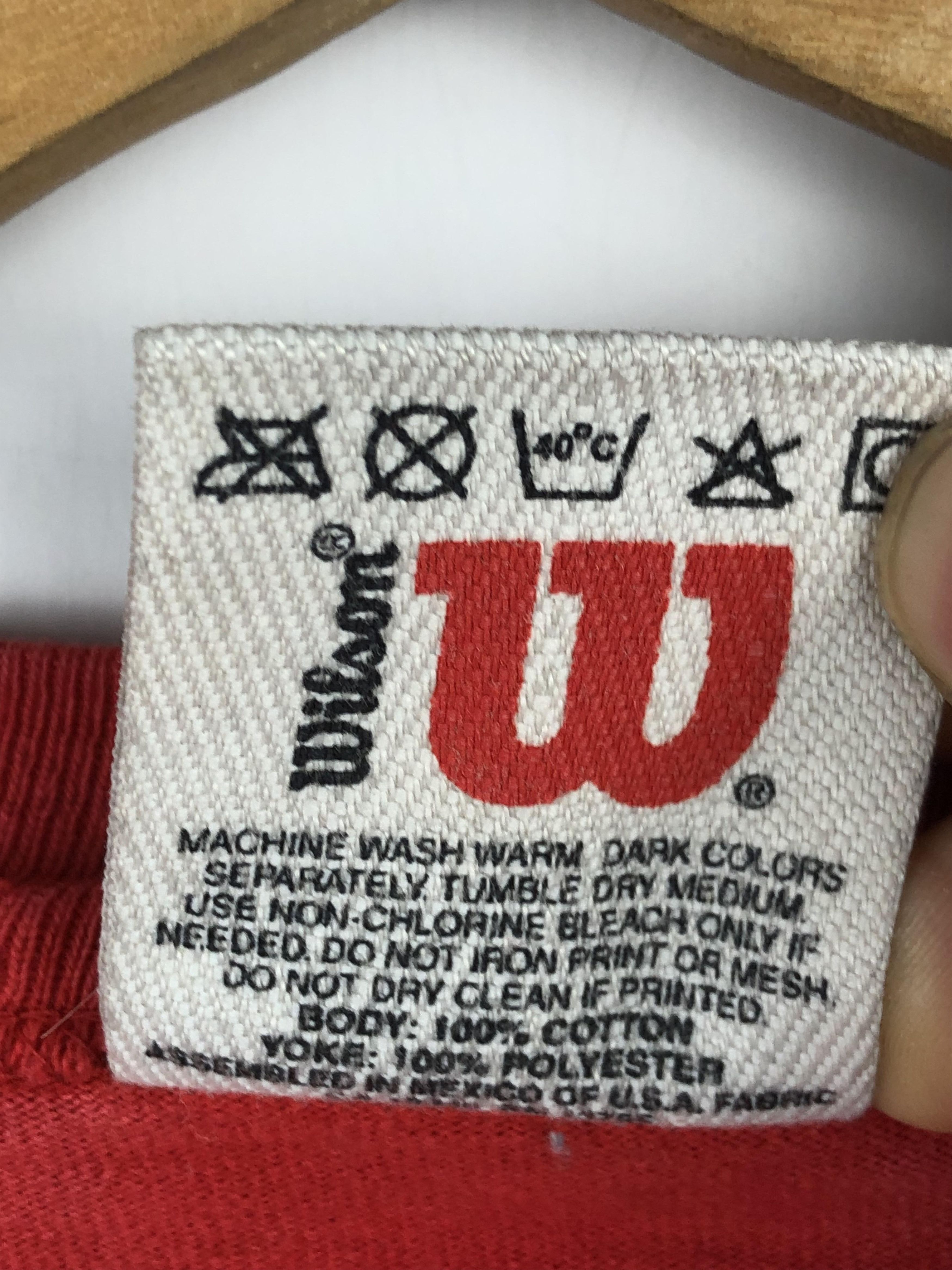 Vintage × Wilson Vintage 90s Wilson American Sport Jersey TA0348 Size US XL / EU 56 / 4 - 6 Thumbnail