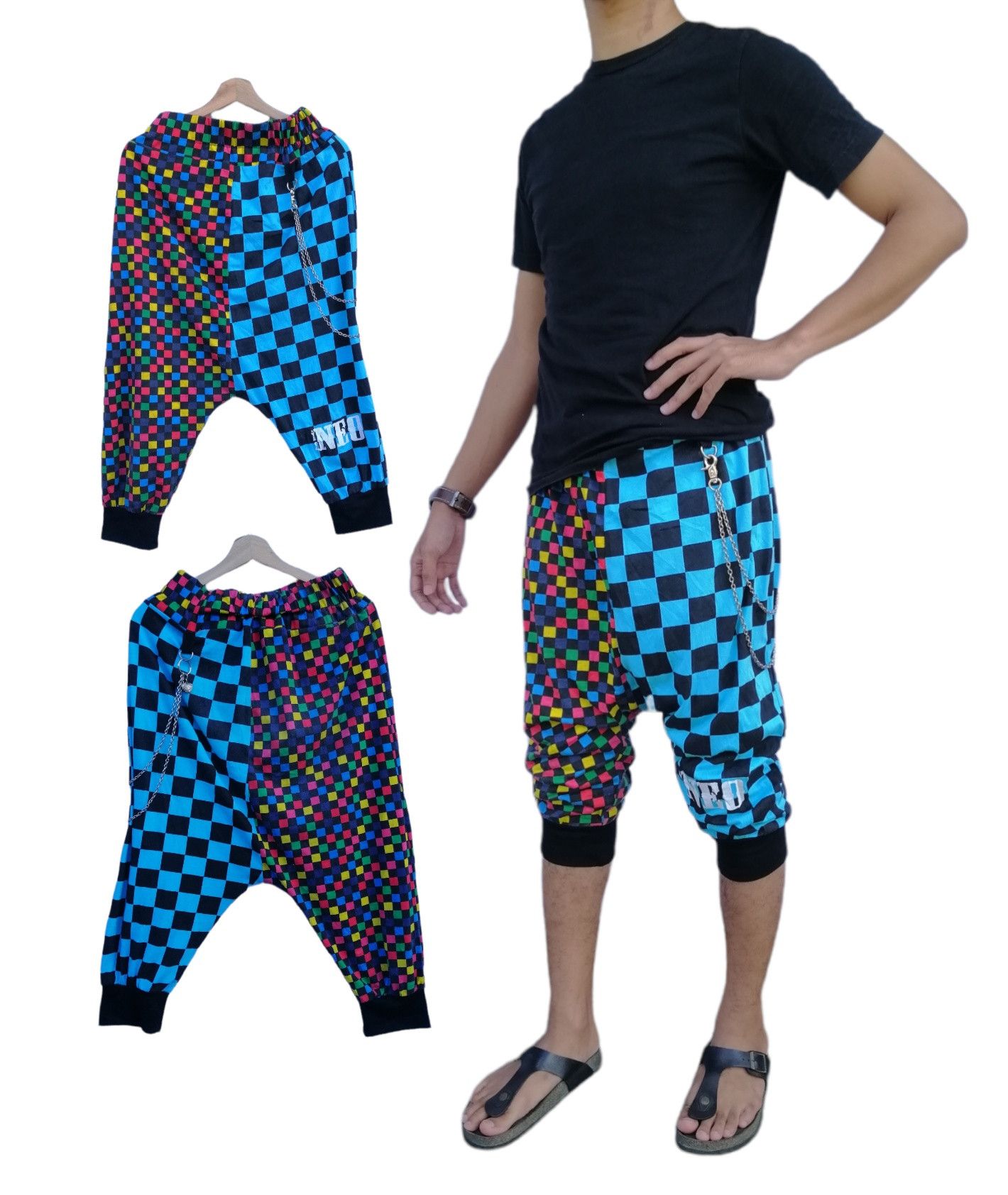 Japanese Brand Japan Drug Honey Elastic Waist Capri Pants Size US 32 / EU 48 - 1 Thumbnail
