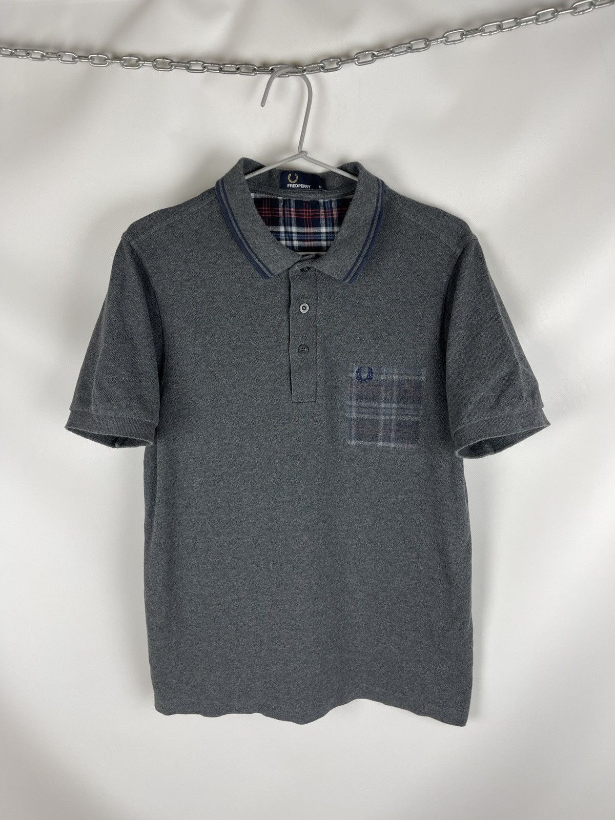 Fred Perry Fred Perry grey checkered polo tee shirt basic Size US M / EU 48-50 / 2 - 1 Thumbnail