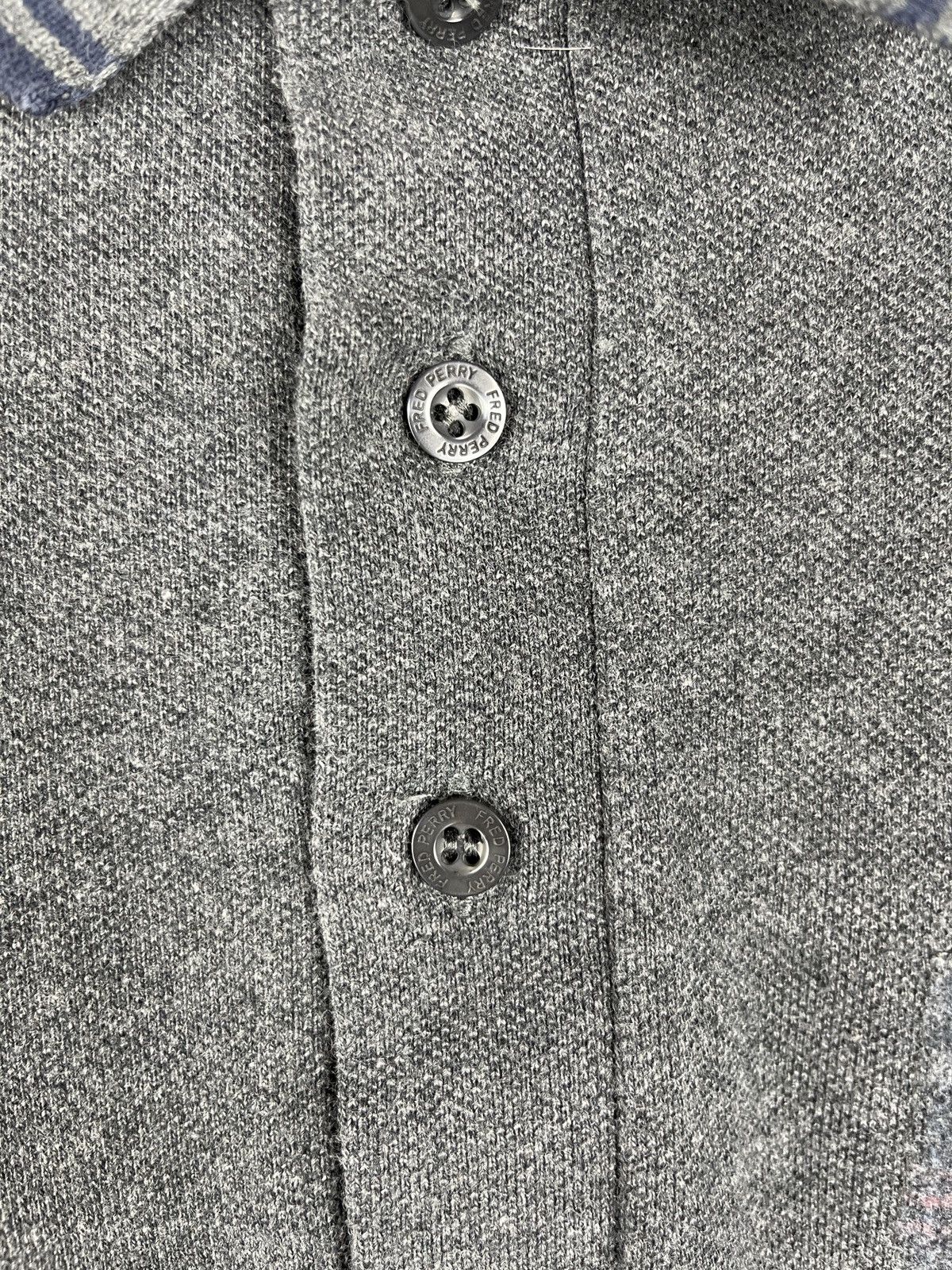 Fred Perry Fred Perry grey checkered polo tee shirt basic Size US M / EU 48-50 / 2 - 7 Thumbnail