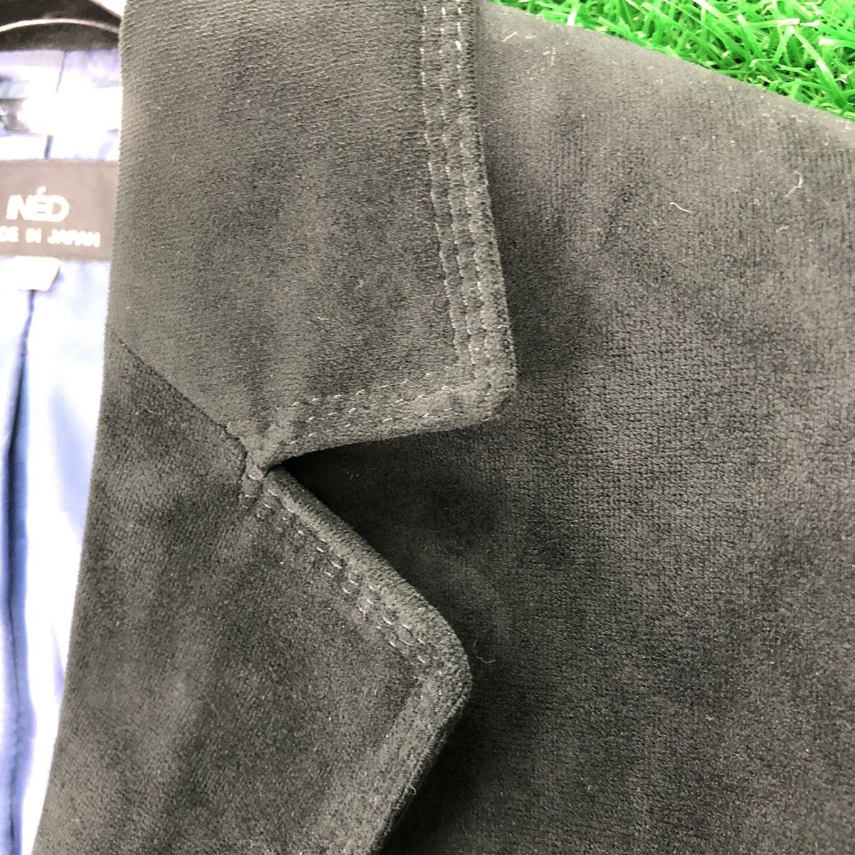 Yohji Yamamoto Vintage Velvet Women Coat Jacket INÉD by Yohji Yamamoto Size XXS / US 00 / IT 34 - 8 Thumbnail