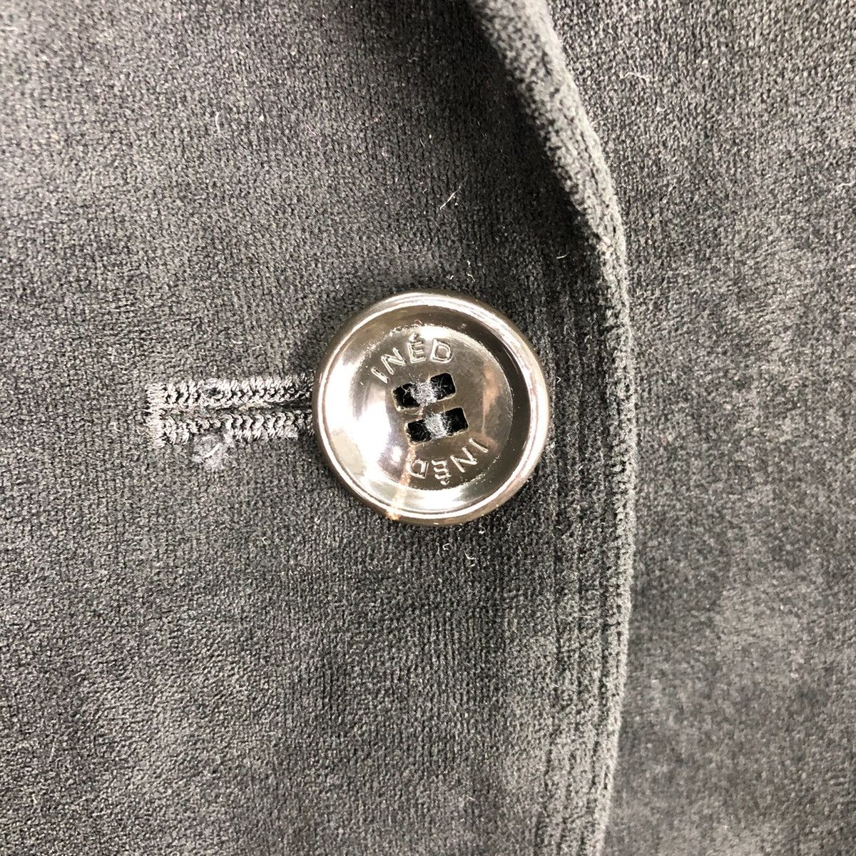 Yohji Yamamoto Vintage Velvet Women Coat Jacket INÉD by Yohji Yamamoto Size XXS / US 00 / IT 34 - 9 Thumbnail