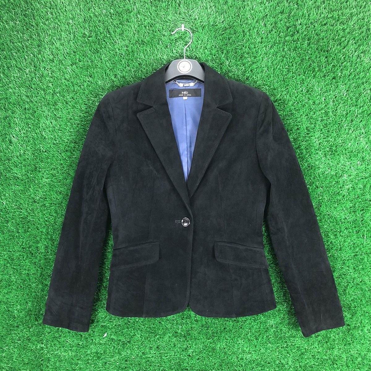 Yohji Yamamoto Vintage Velvet Women Coat Jacket INÉD by Yohji Yamamoto Size XXS / US 00 / IT 34 - 1 Thumbnail