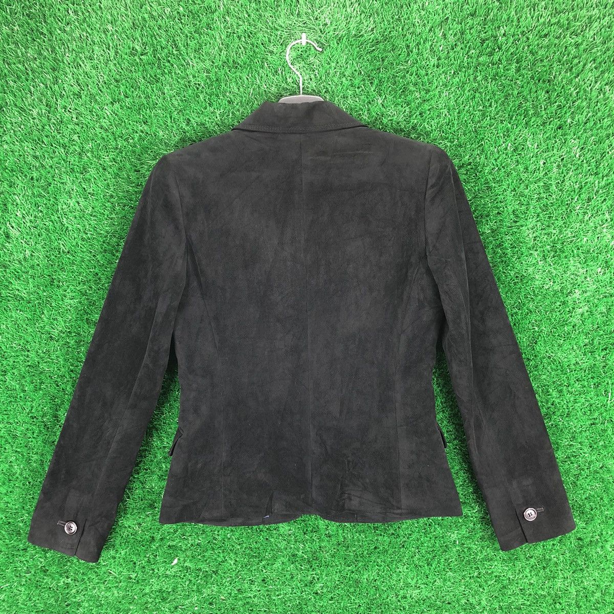 Yohji Yamamoto Vintage Velvet Women Coat Jacket INÉD by Yohji Yamamoto Size XXS / US 00 / IT 34 - 4 Thumbnail