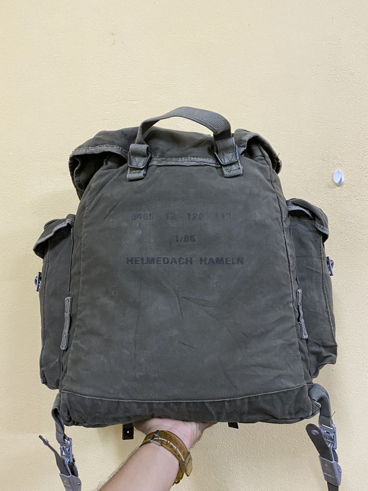 Vintage VINTAGE ARMY JAPAN BAGPACK Size ONE SIZE - 6 Thumbnail