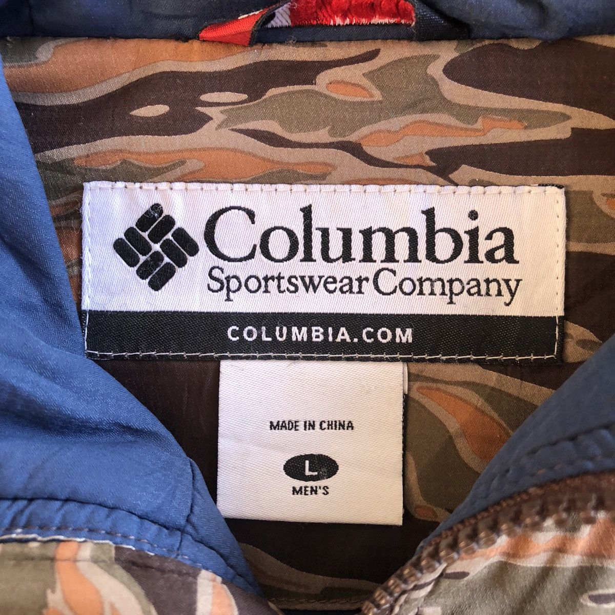 Columbia Vintage Columbia Tigerstripe Zipper Sweater Hoodie Size US L / EU 52-54 / 3 - 13 Thumbnail