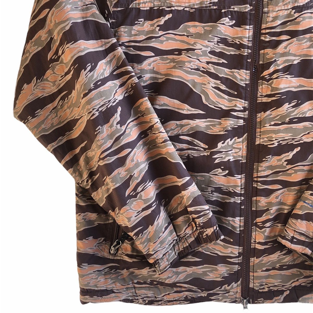 Columbia Vintage Columbia Tigerstripe Zipper Sweater Hoodie Size US L / EU 52-54 / 3 - 5 Thumbnail