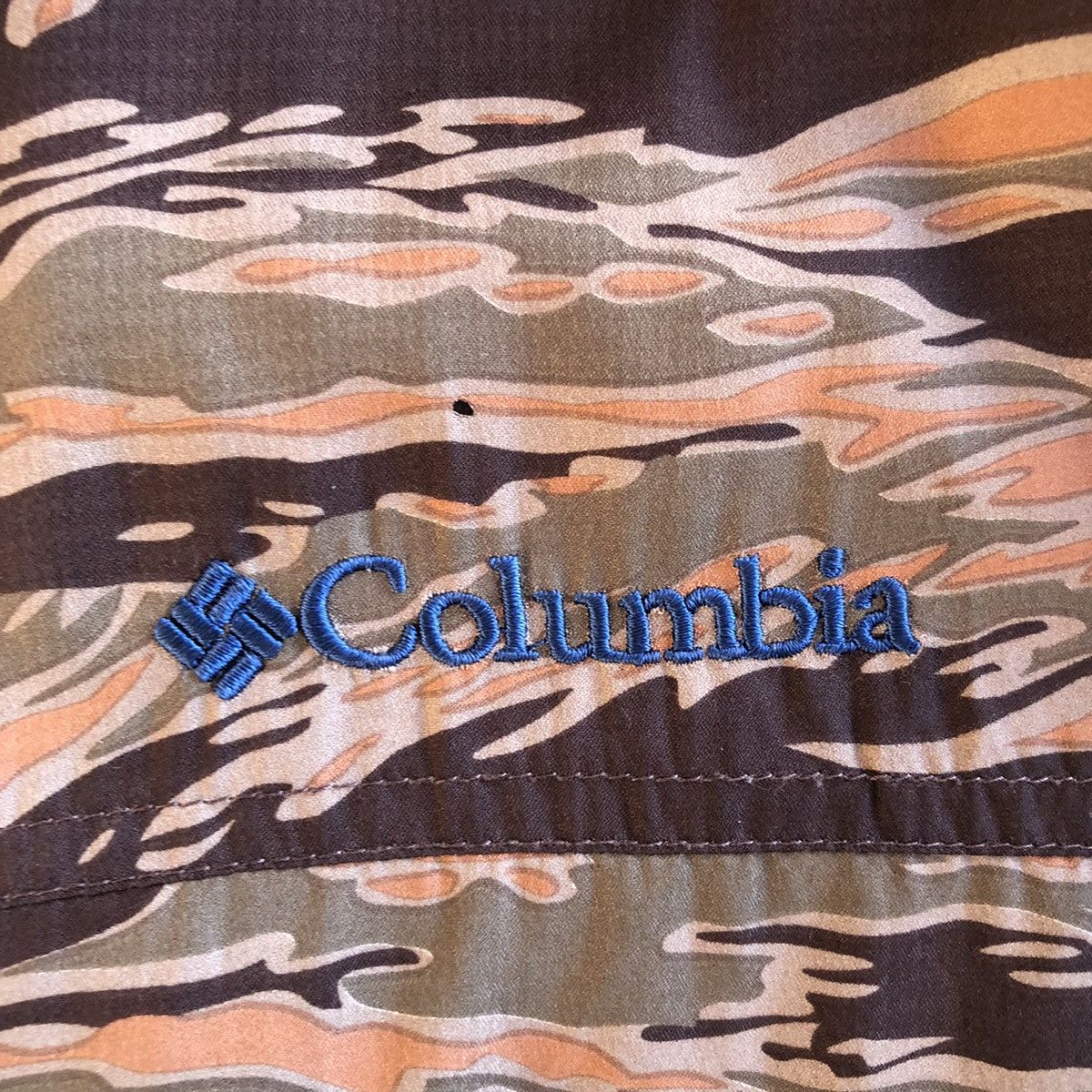 Columbia Vintage Columbia Tigerstripe Zipper Sweater Hoodie Size US L / EU 52-54 / 3 - 7 Thumbnail