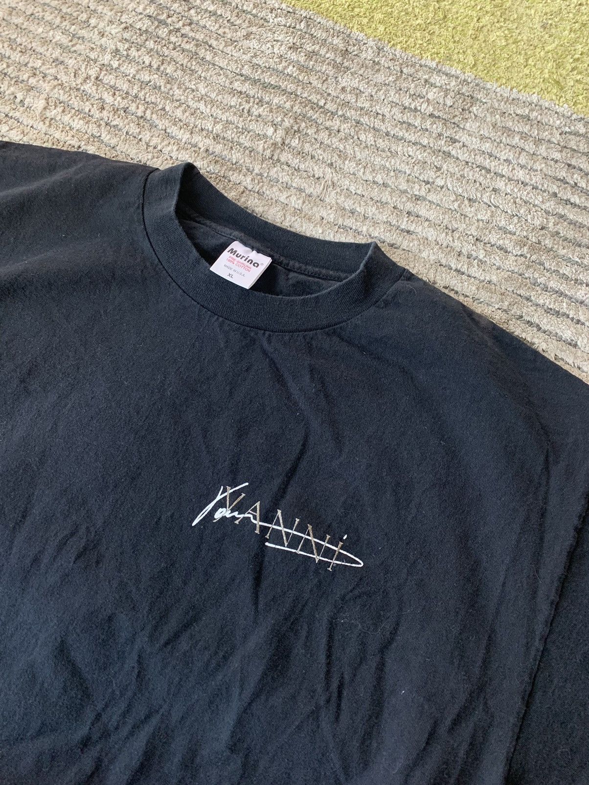 Other Vintage Yanni Local Crew Tour Tee Band Tees Ironic USA Black Size US XL / EU 56 / 4 - 2 Thumbnail