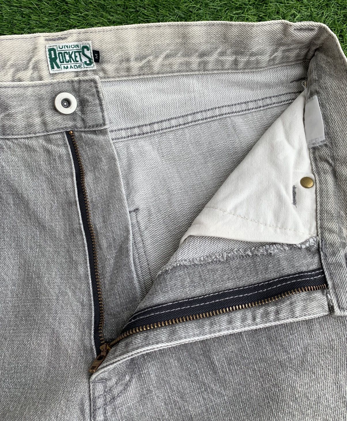 Japanese Brand Vintage Union Made Roket S Denim Size US 31 - 11 Thumbnail
