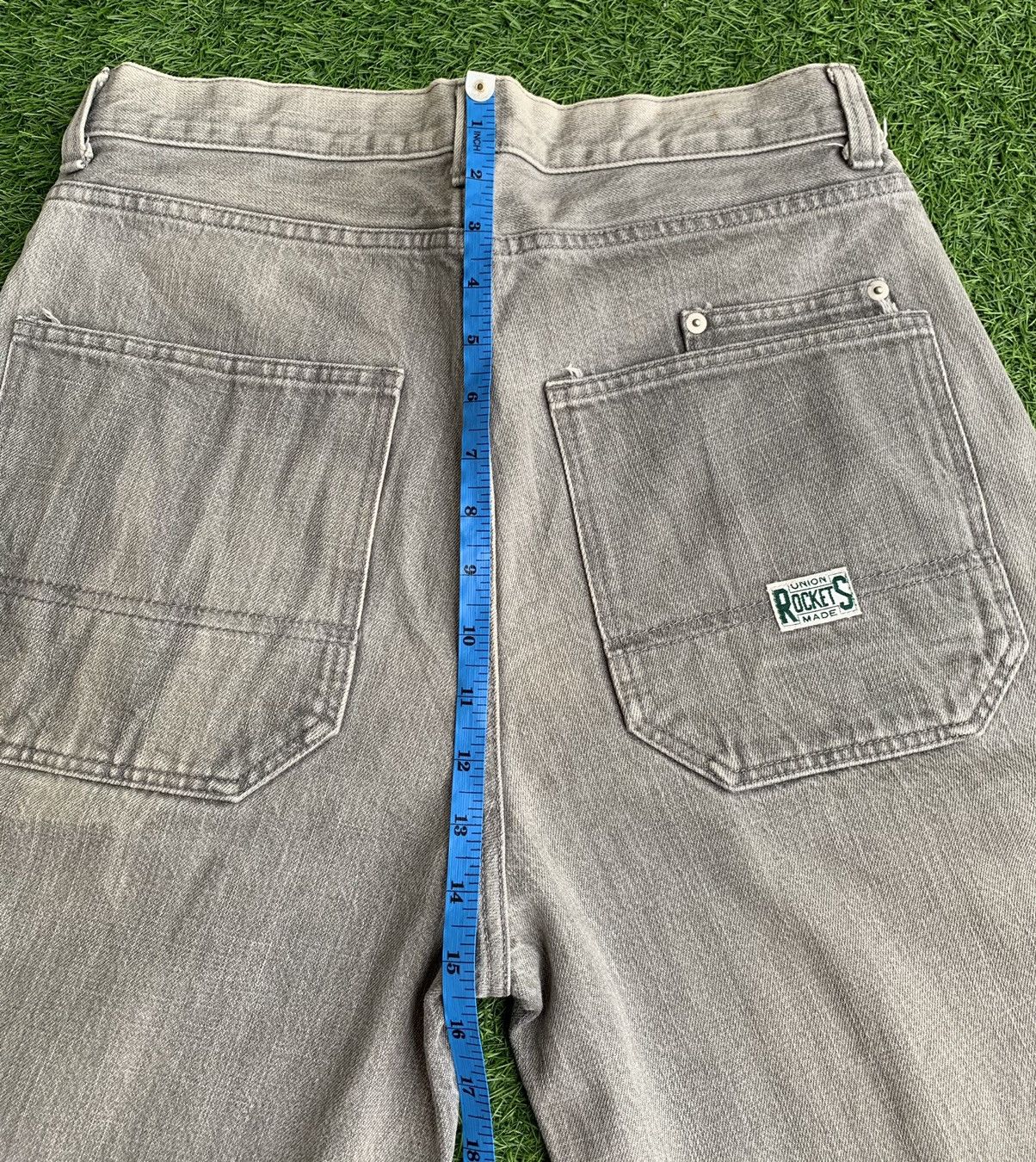 Japanese Brand Vintage Union Made Roket S Denim Size US 31 - 16 Thumbnail