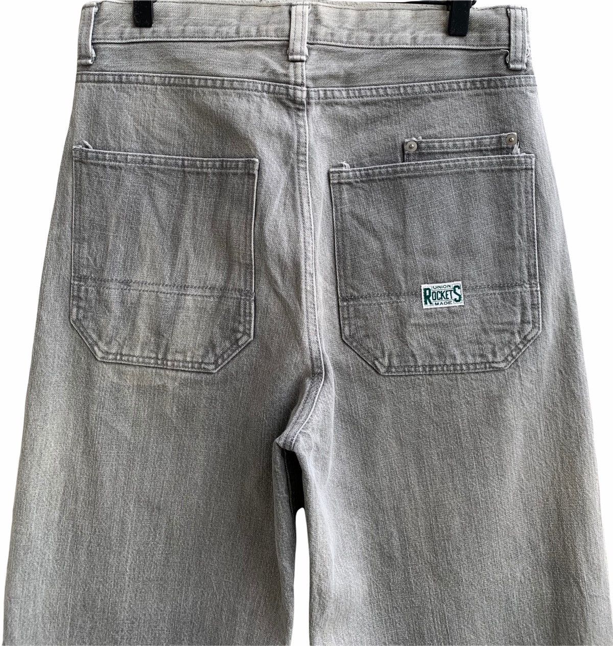 Japanese Brand Vintage Union Made Roket S Denim Size US 31 - 5 Thumbnail