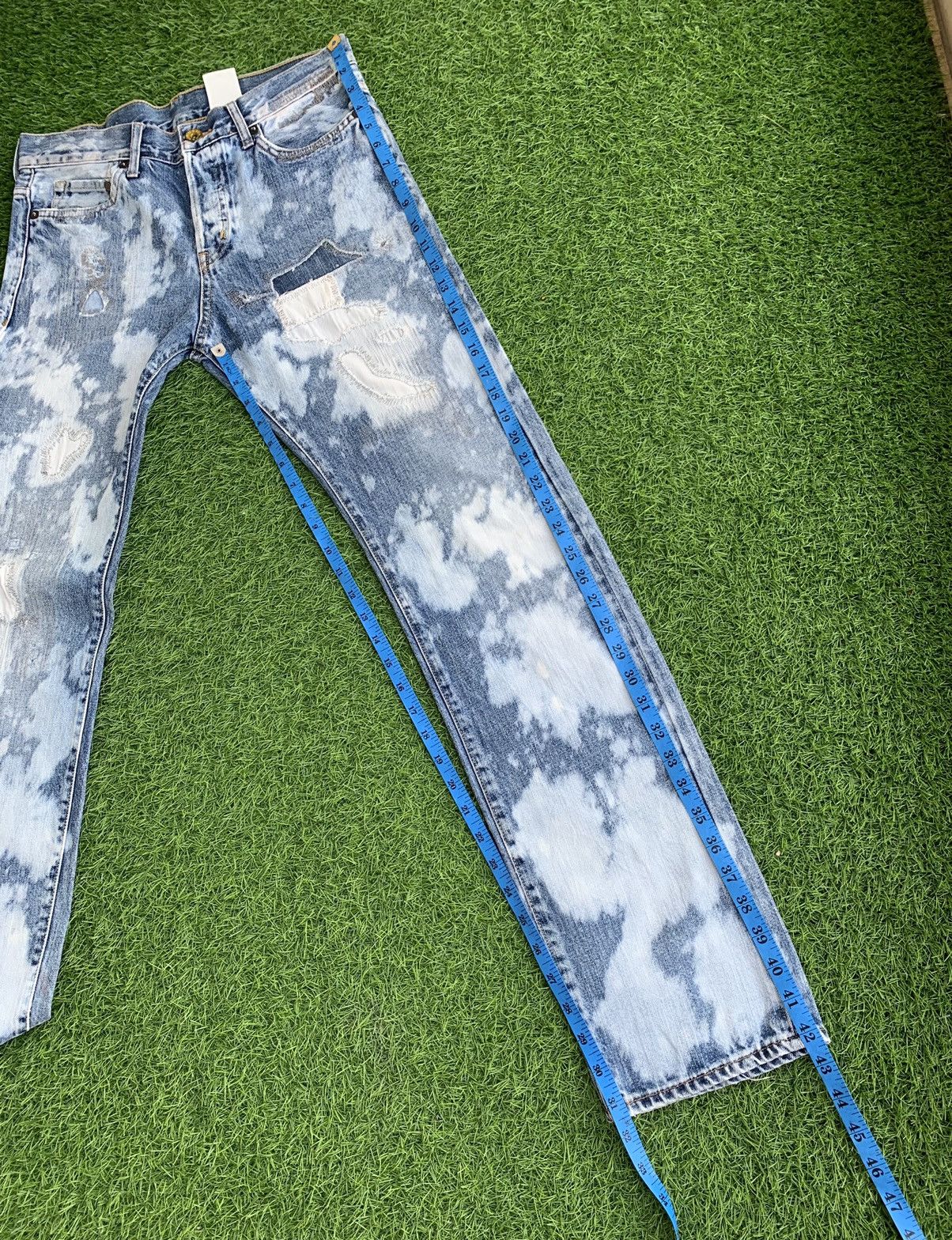 Denime Rare H&N Distressed Bleach Jeans Size US 29 - 12 Thumbnail