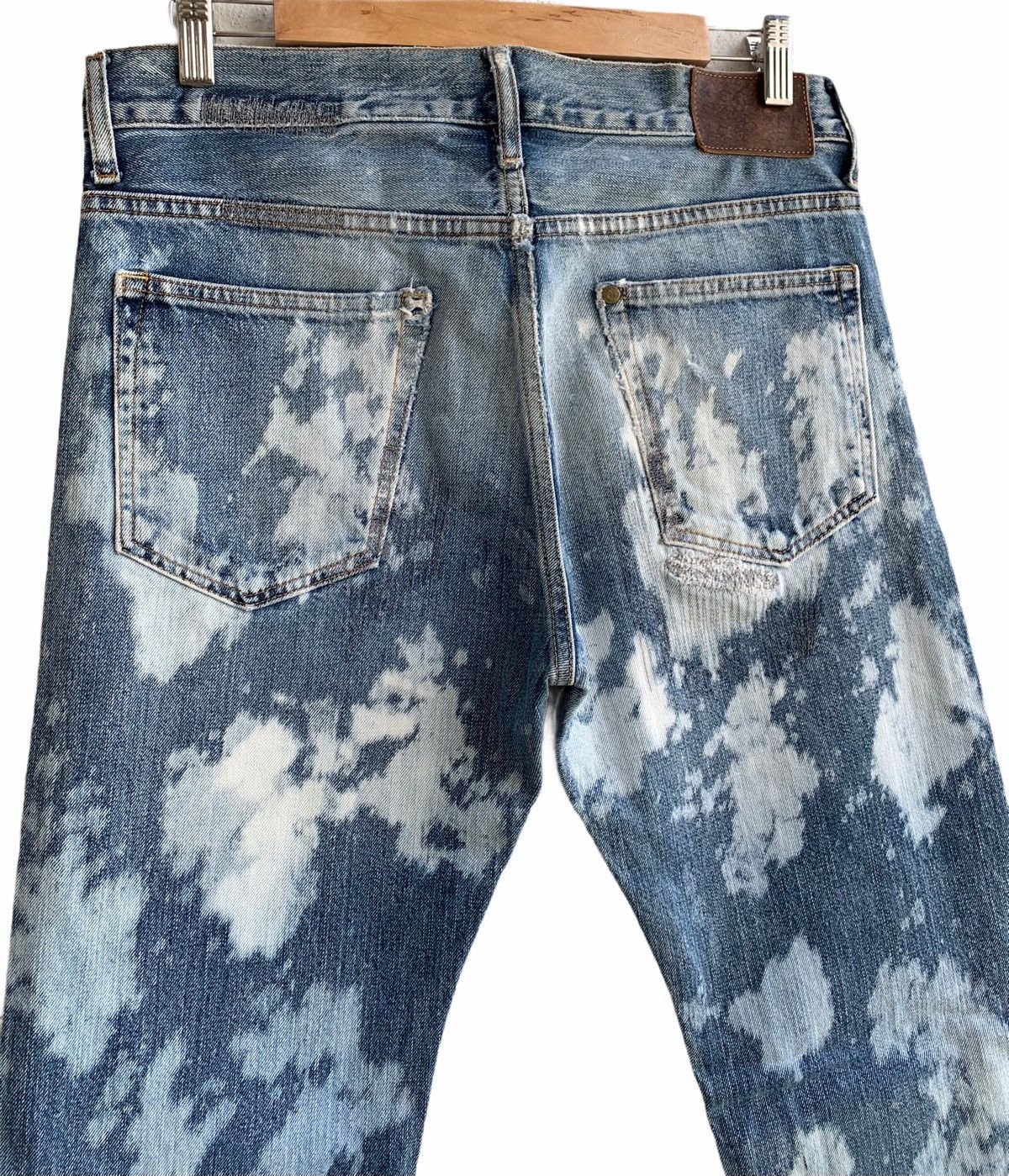 Denime Rare H&N Distressed Bleach Jeans Size US 29 - 4 Thumbnail