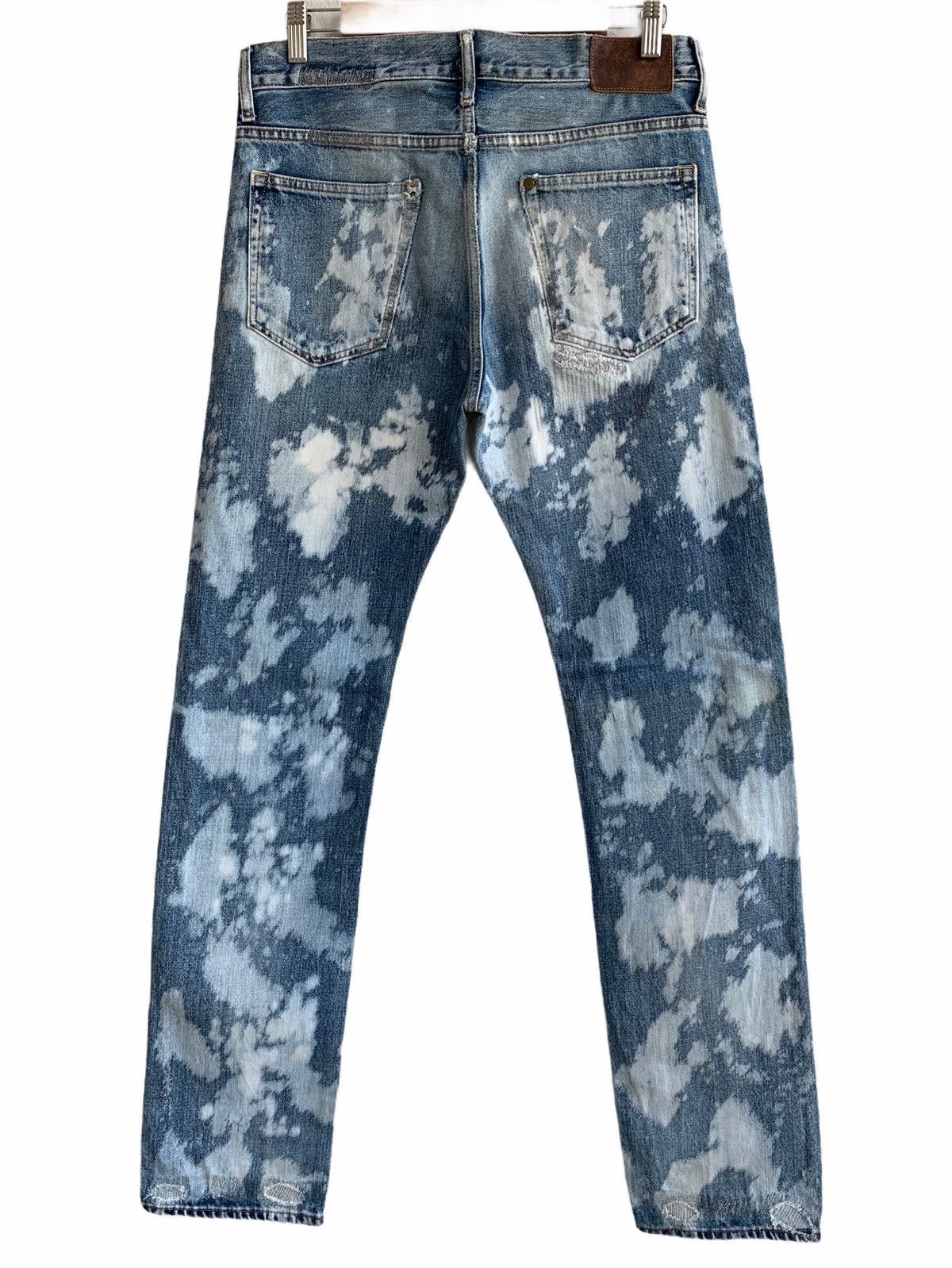 Denime Rare H&N Distressed Bleach Jeans Size US 29 - 2 Thumbnail