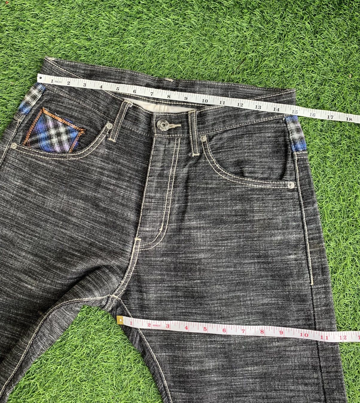 Edition Japan × Japanese Brand Vintage Japanes Brand Wild Khakis Denim Pants Size US 30 / EU 46 - 11 Thumbnail