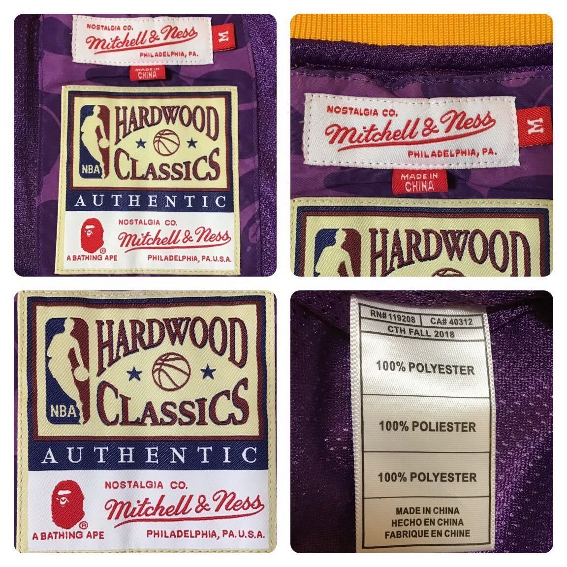 Bape × Mitchell & Ness Mitchell & Ness × BAPE LAKERS WARM UP JACKET snoop Size US M / EU 48-50 / 2 - 10 Thumbnail