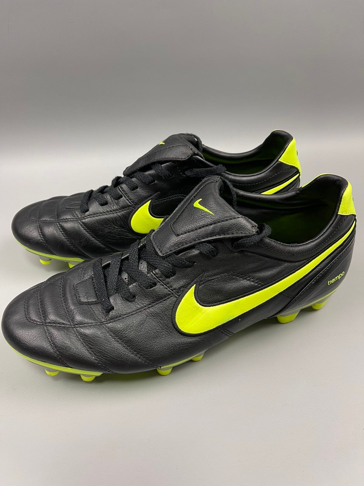Pre-owned Nike Tiempo Legend 2 Fg Pro Black Boots Football Size 10.5us