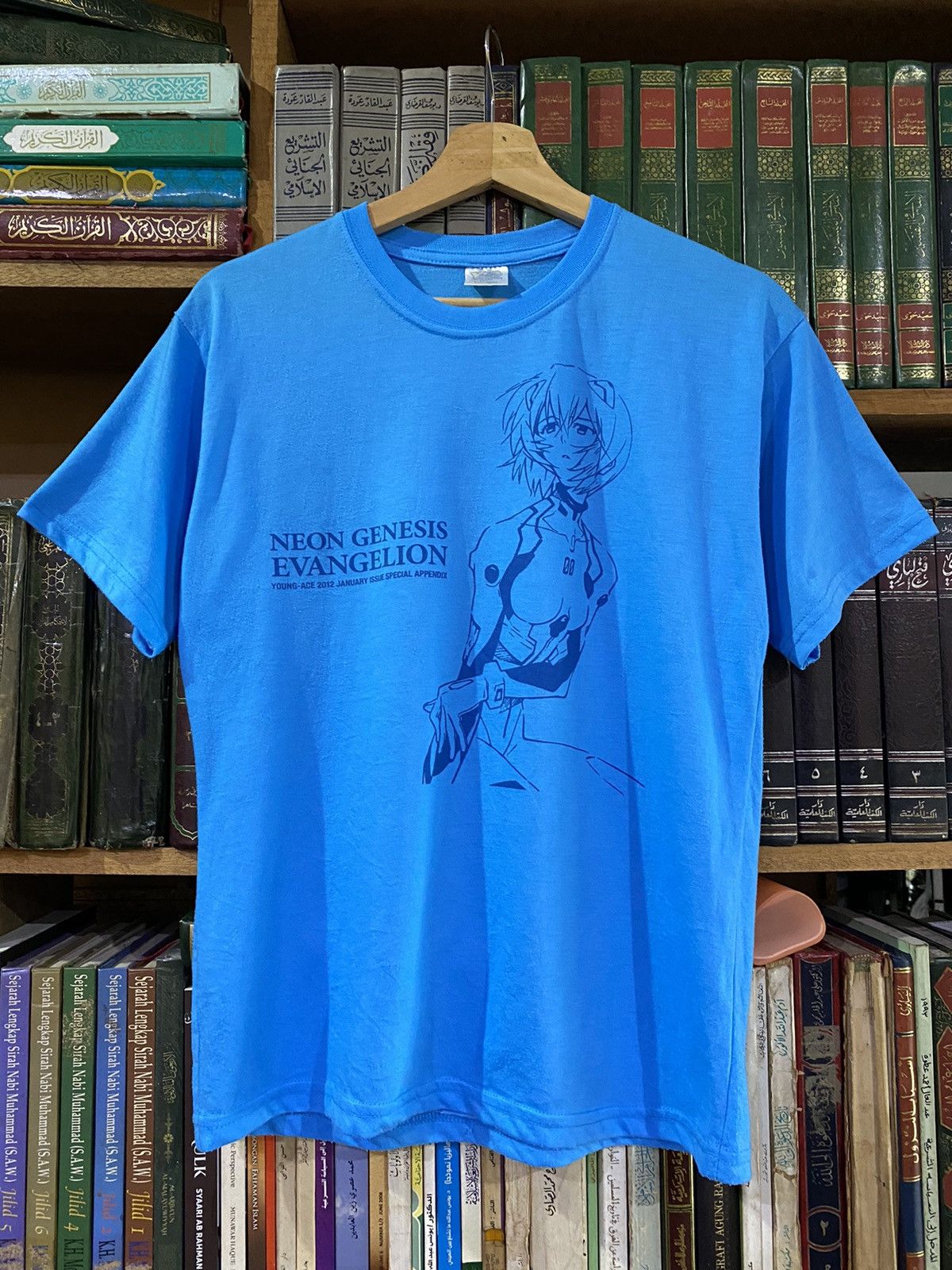 Anime Neon Genesis Evangelion Rei Young Ace 2012 T-Shirt Size US M / EU 48-50 / 2 - 2 Thumbnail
