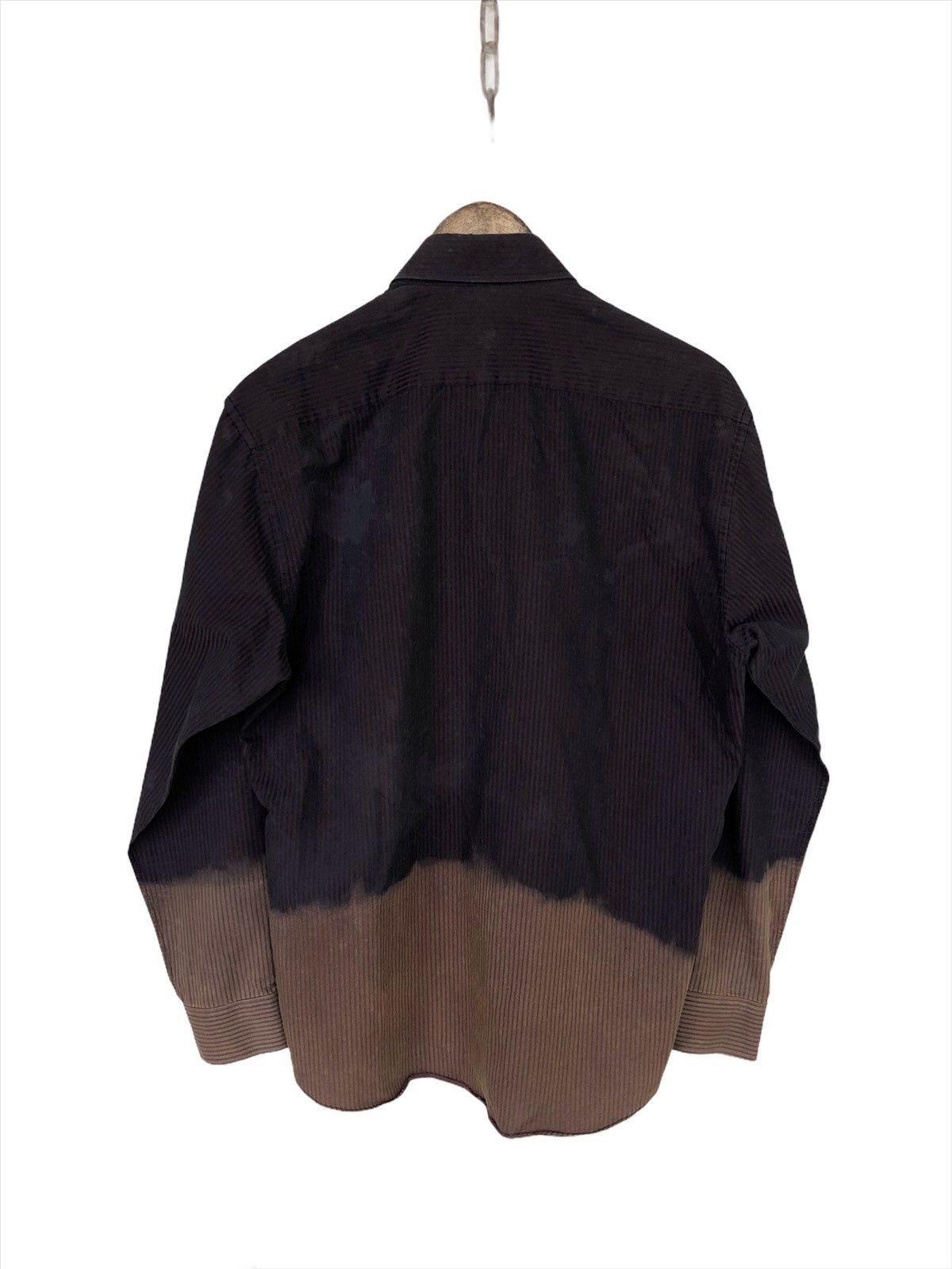 Balenciaga GRAIL🔥OG Balenciaga Dip Dyes Striped Button Up Shirt Size US L / EU 52-54 / 3 - 5 Thumbnail