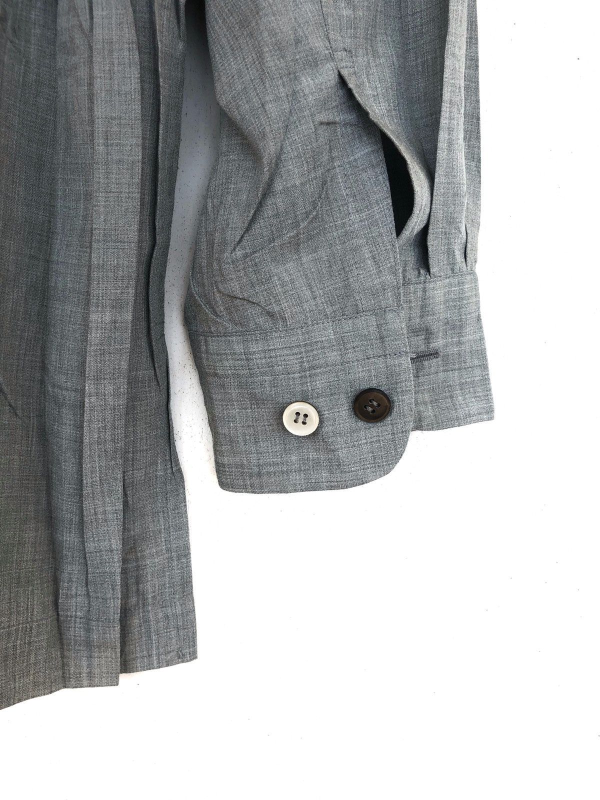 Pleats Please Issey Miyake Issey Miyake Unusual Pleat Bottom O/S Button Shirt Size US L / EU 52-54 / 3 - 6 Thumbnail