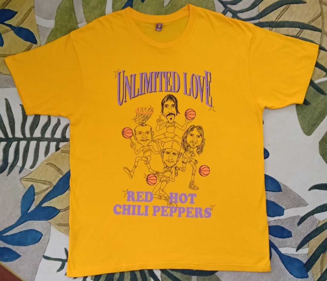Band Tees × NBA LA Lakers x Red Hot Chili Peppers Unlimited Love T-Shirt Size US XL / EU 56 / 4 - 3 Thumbnail