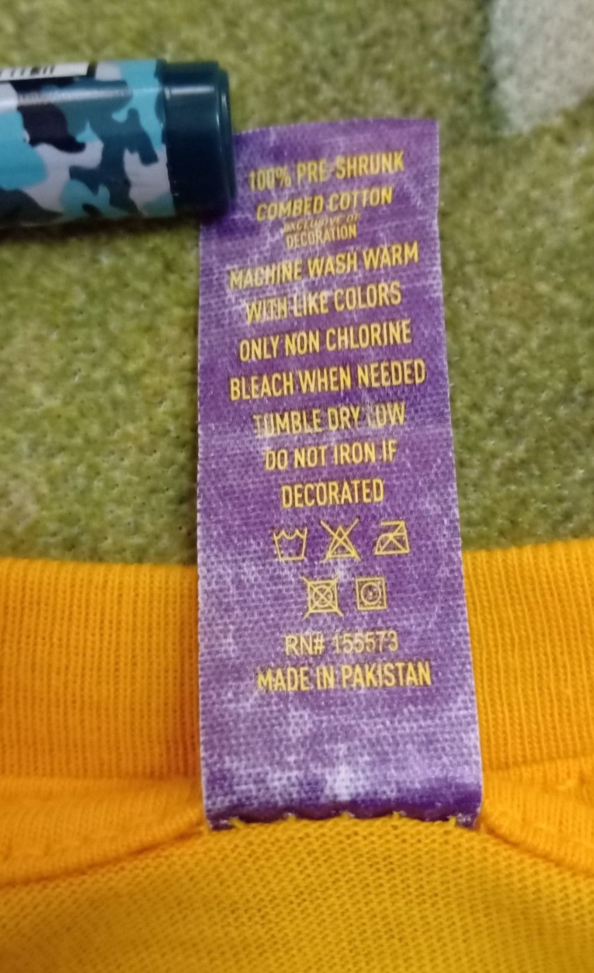 Band Tees × NBA LA Lakers x Red Hot Chili Peppers Unlimited Love T-Shirt Size US XL / EU 56 / 4 - 8 Thumbnail