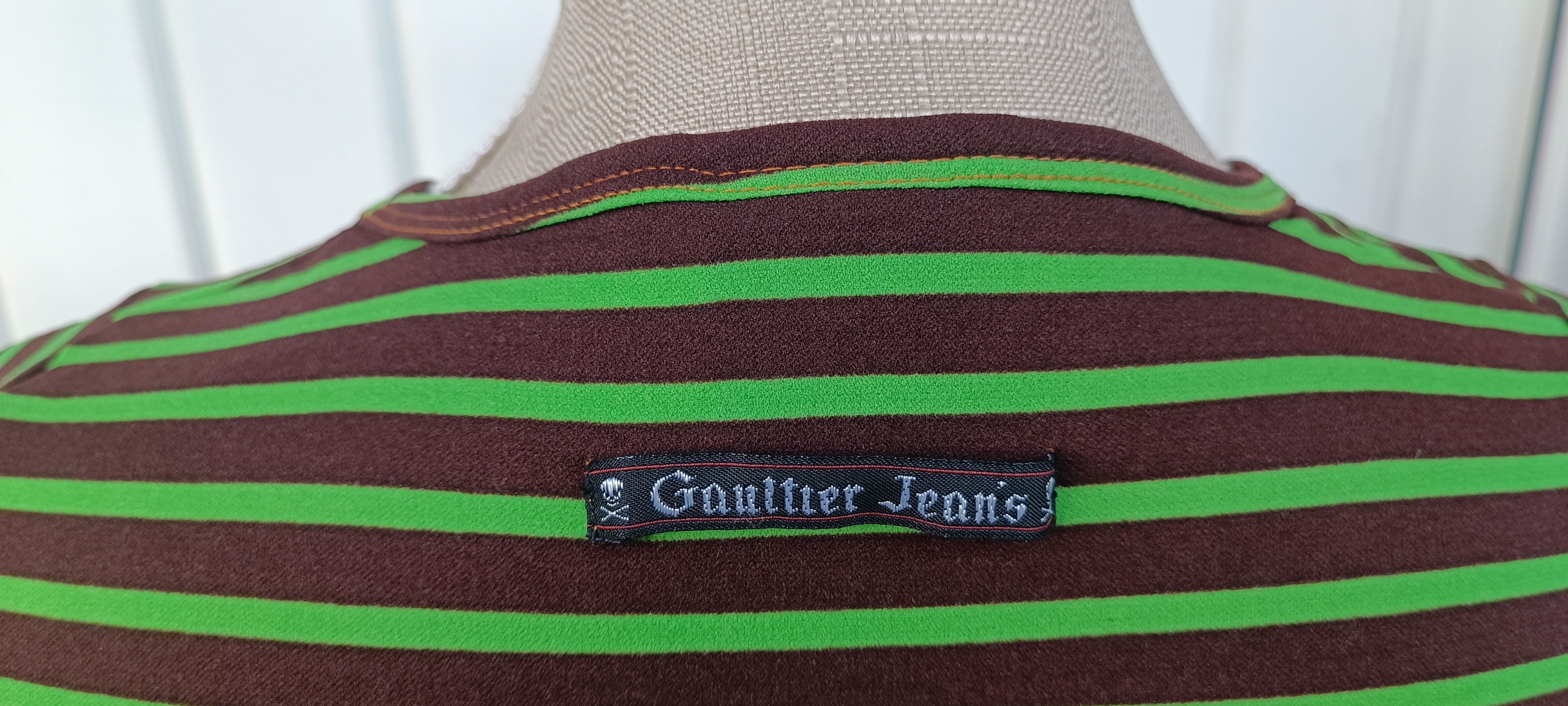 Jean Paul Gaultier 90's - Egyptian hieroglyphics-inspired motifs top Size M / US 6-8 / IT 42-44 - 5 Thumbnail
