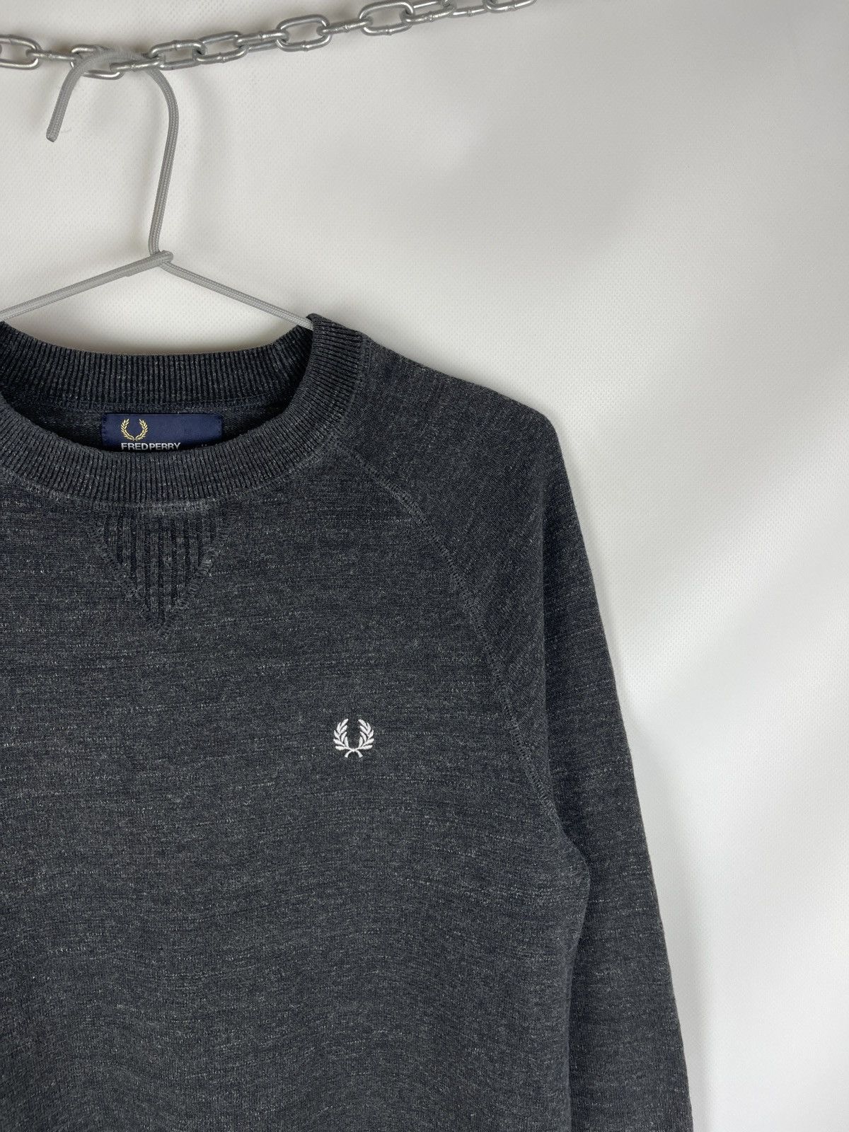 Fred Perry Fred Perry dark grey basic classic sweatshirt sweater Size US M / EU 48-50 / 2 - 3 Thumbnail