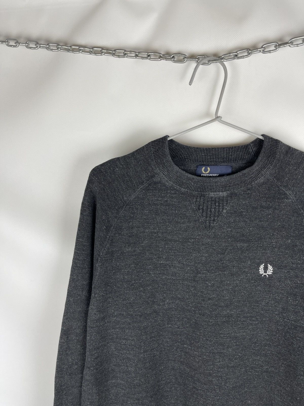 Fred Perry Fred Perry dark grey basic classic sweatshirt sweater Size US M / EU 48-50 / 2 - 2 Thumbnail