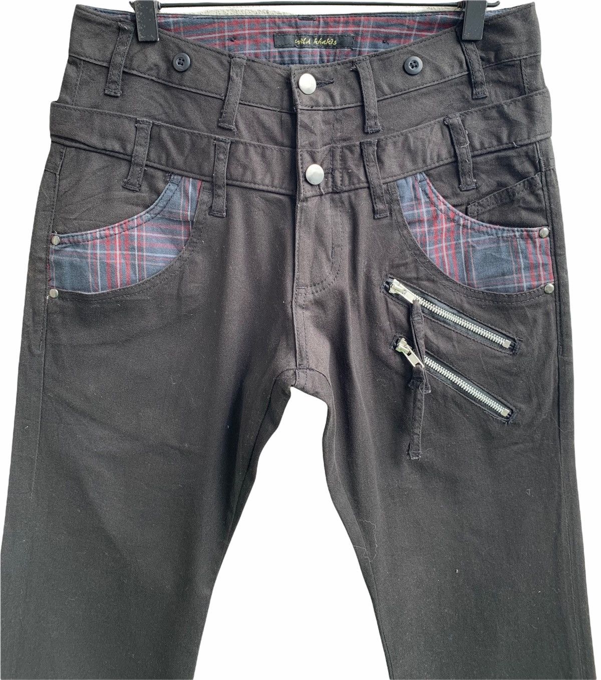Japanese Brand Wild Khakis Japanese Brand Multiple Zipper Pants Size US 30 / EU 46 - 4 Thumbnail