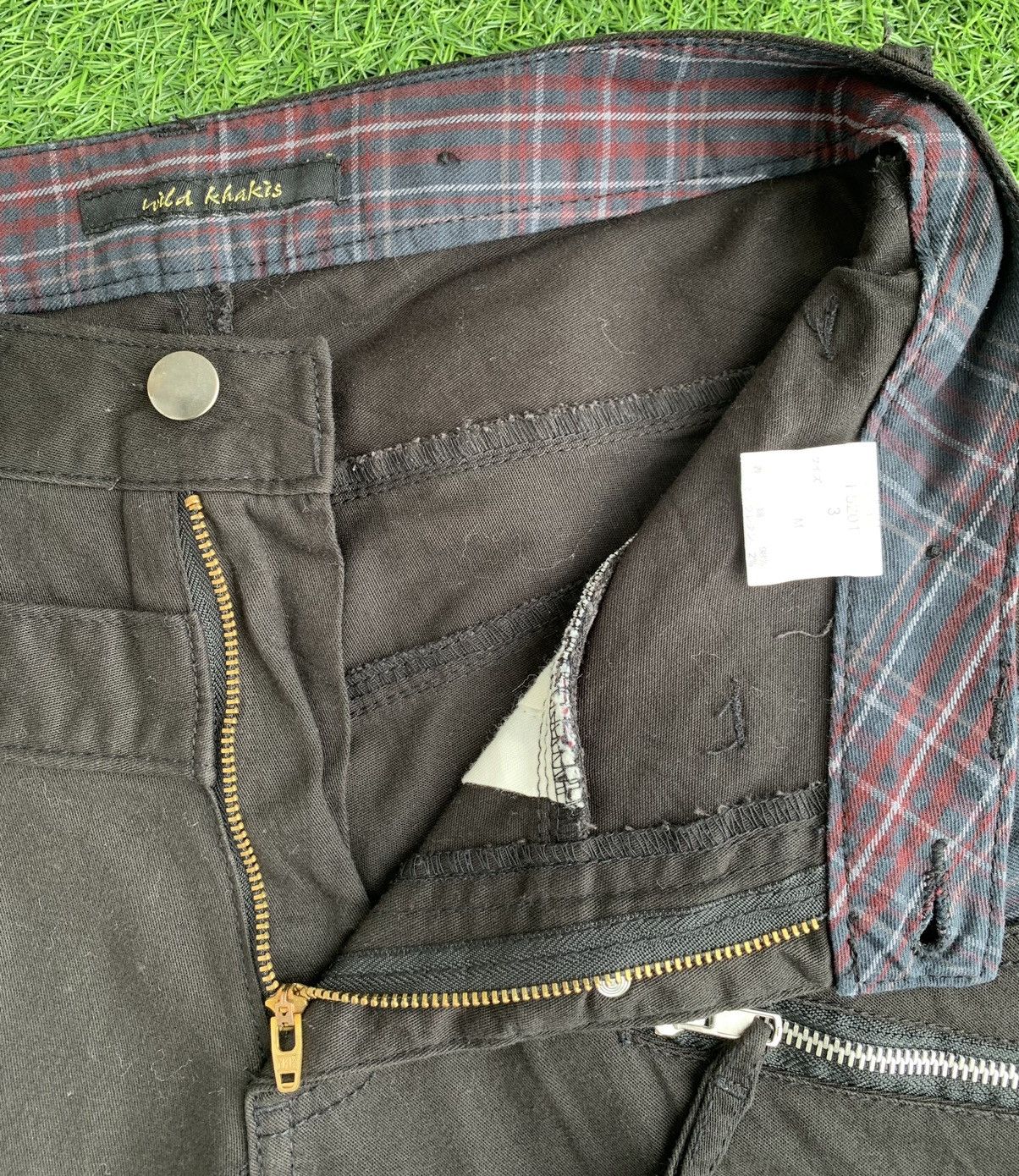 Japanese Brand Wild Khakis Japanese Brand Multiple Zipper Pants Size US 30 / EU 46 - 14 Thumbnail