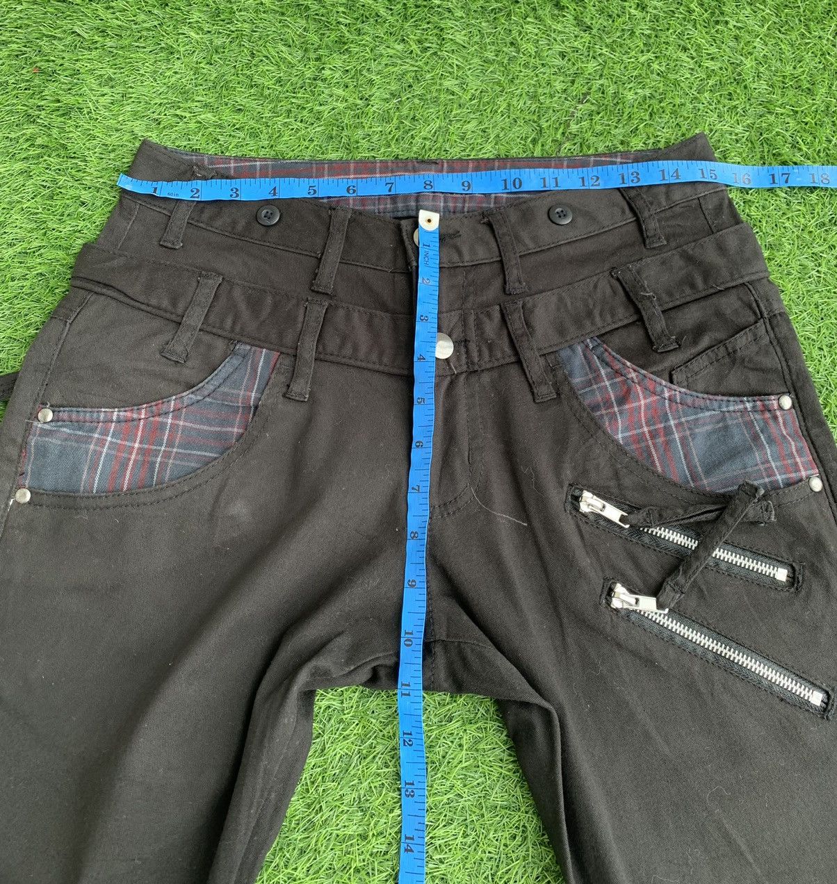 Japanese Brand Wild Khakis Japanese Brand Multiple Zipper Pants Size US 30 / EU 46 - 9 Thumbnail