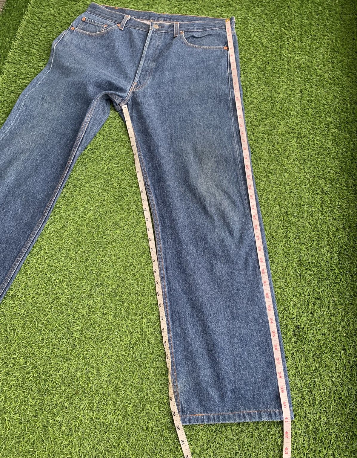 Levi's × Levi's Vintage Clothing × Vintage Vintage 90s Levi’s 501xx Button Fly Denim Jeans Size US 34 / EU 50 - 17 Thumbnail
