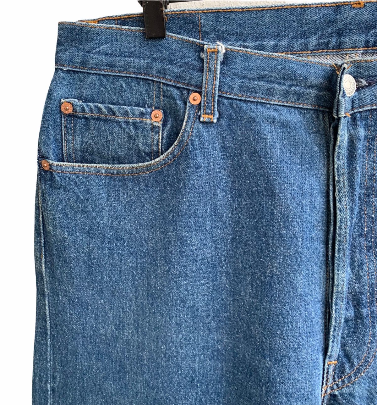 Levi's × Levi's Vintage Clothing × Vintage Vintage 90s Levi’s 501xx Button Fly Denim Jeans Size US 34 / EU 50 - 7 Thumbnail