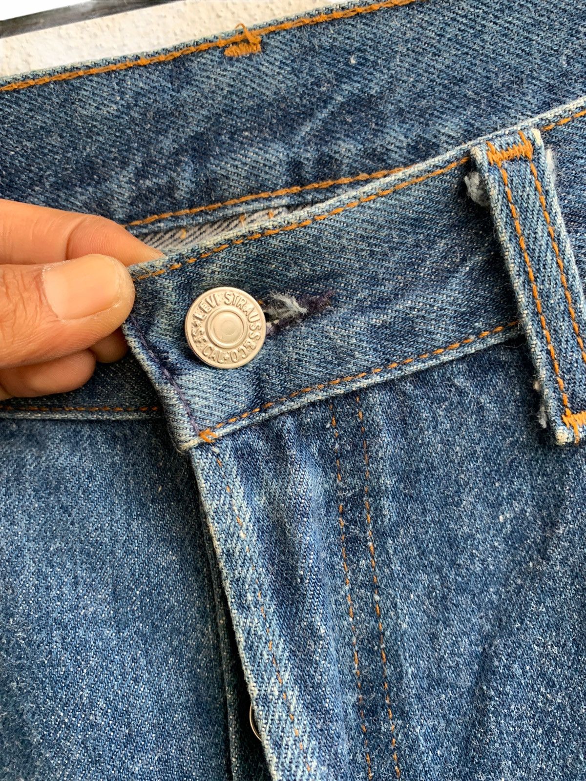 Levi's × Levi's Vintage Clothing × Vintage Vintage 90s Levi’s 501xx Button Fly Denim Jeans Size US 34 / EU 50 - 9 Thumbnail