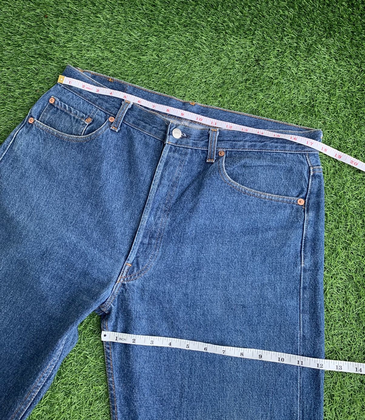 Levi's × Levi's Vintage Clothing × Vintage Vintage 90s Levi’s 501xx Button Fly Denim Jeans Size US 34 / EU 50 - 15 Thumbnail