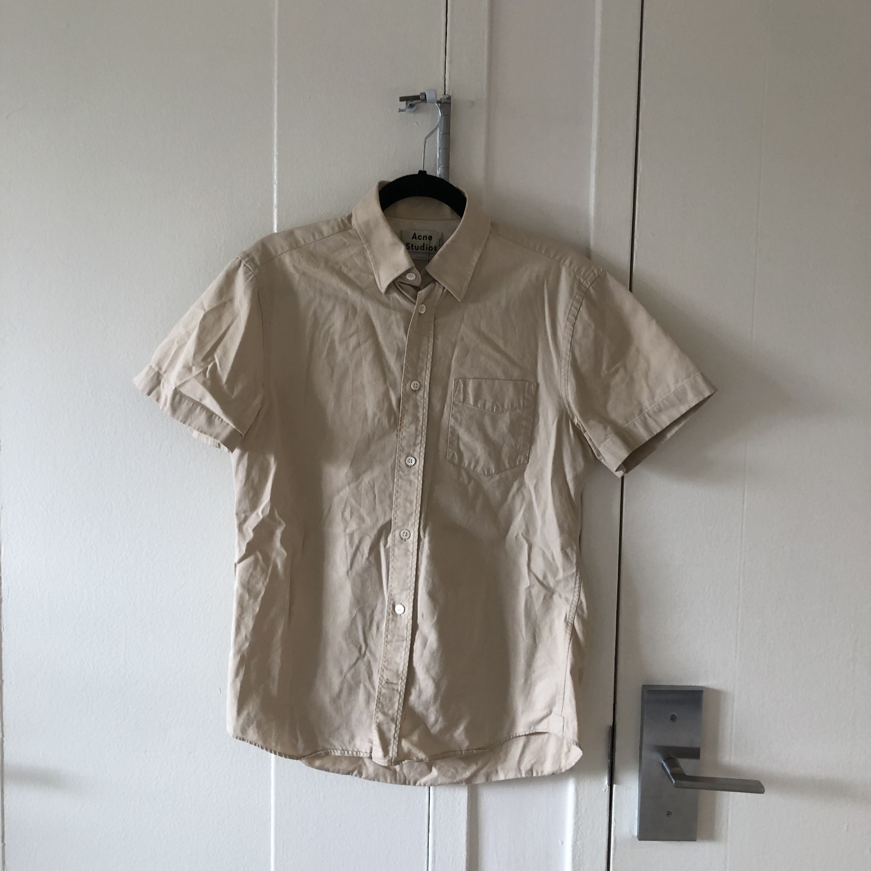 Acne Studios Acne Studios Short Sleeve Button Up Size US S / EU 44-46 / 1 - 1 Thumbnail