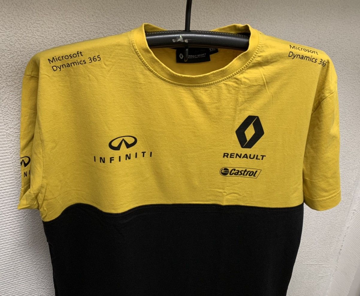 Formula 1 Renault sport formula uno yellow big logo t-shirt Xxl as Size US XXL / EU 58 / 5 - 3 Thumbnail