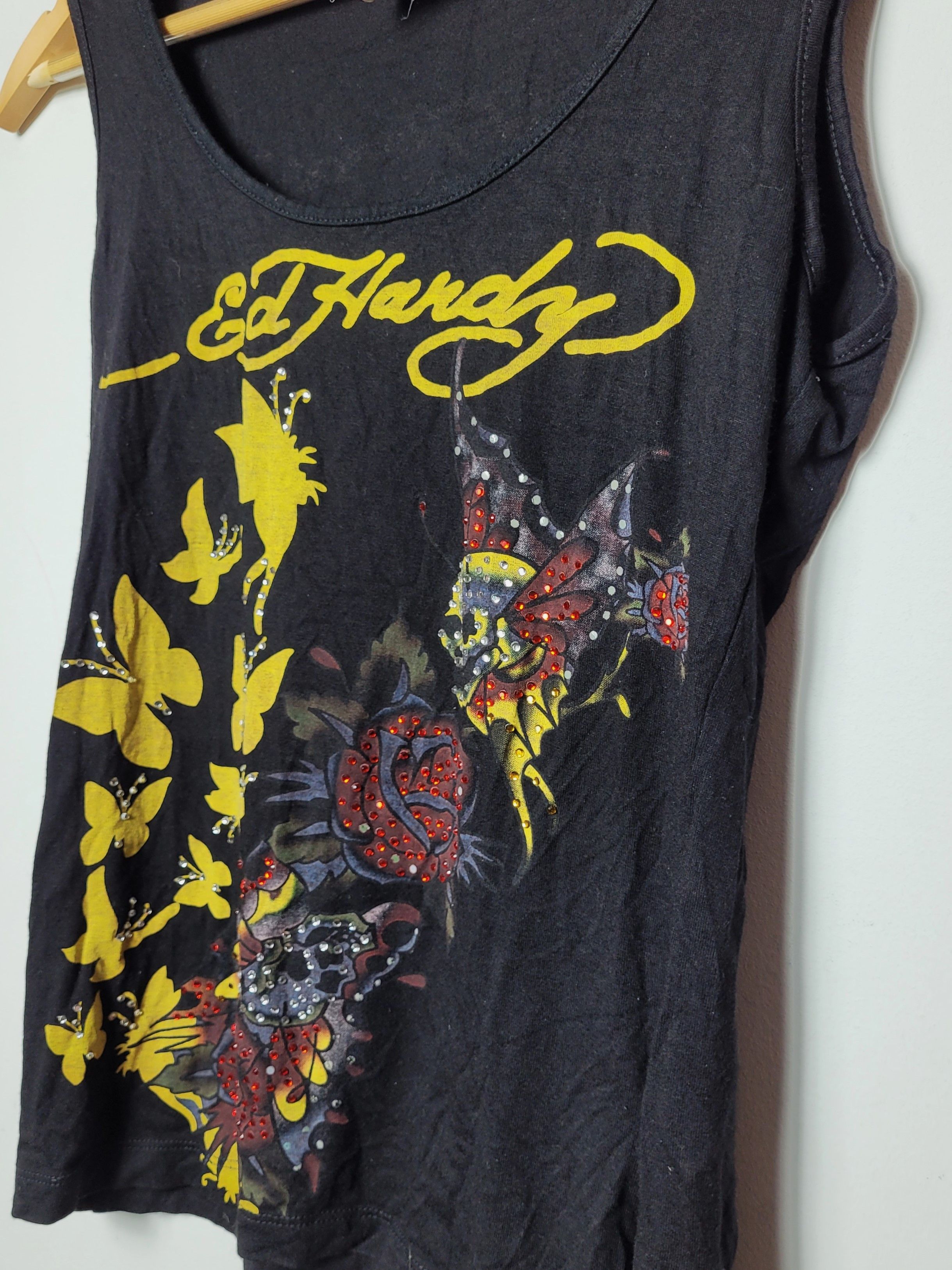 Christian Audigier Ed Hardy vintage y2k tank top Size S / US 4 / IT 40 - 4 Thumbnail