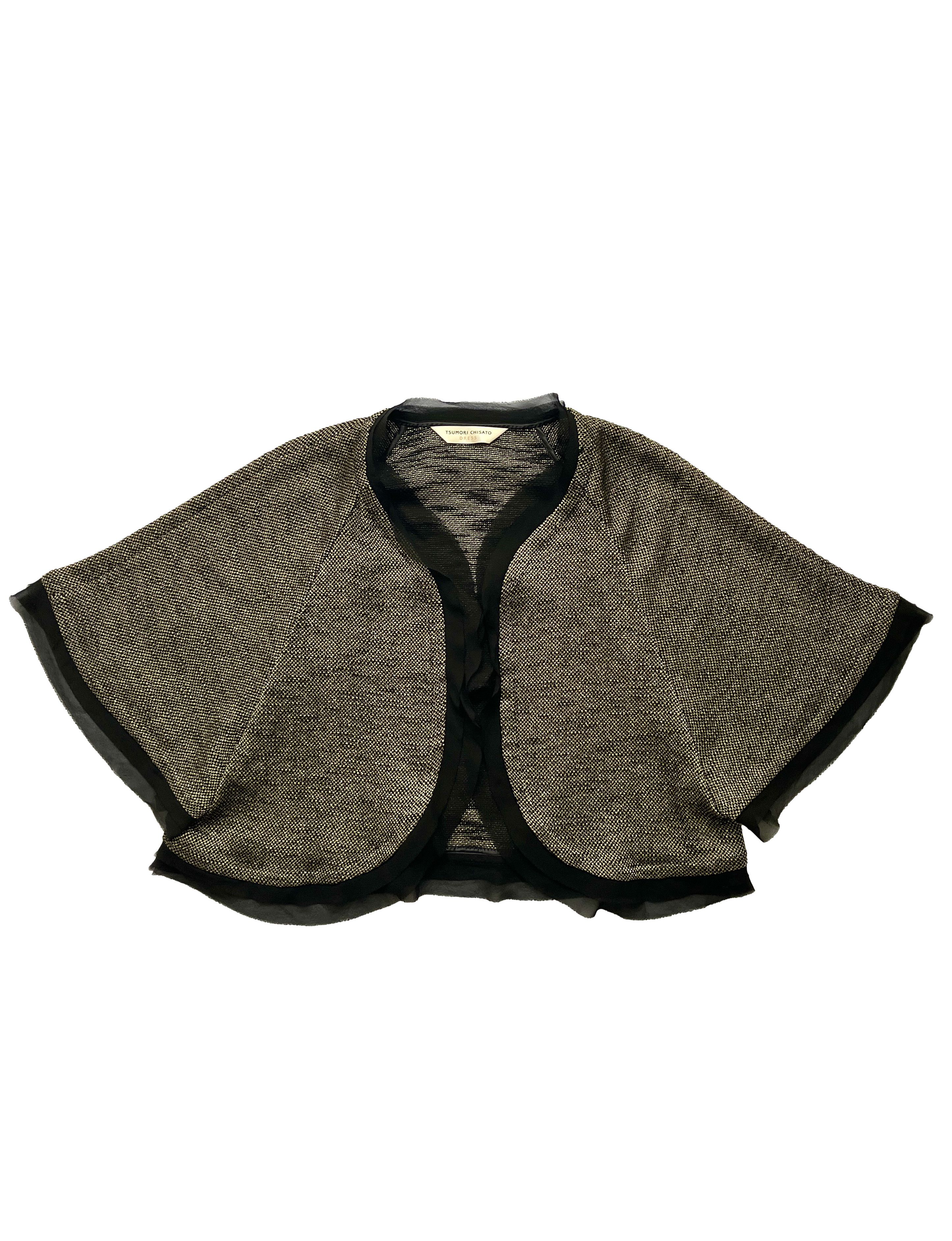 Tsumori Chisato ⚡️QUICK SALE⚡️Tsumori Chisato Gold/Black Bolero Jacket Size M / US 6-8 / IT 42-44 - 1 Thumbnail
