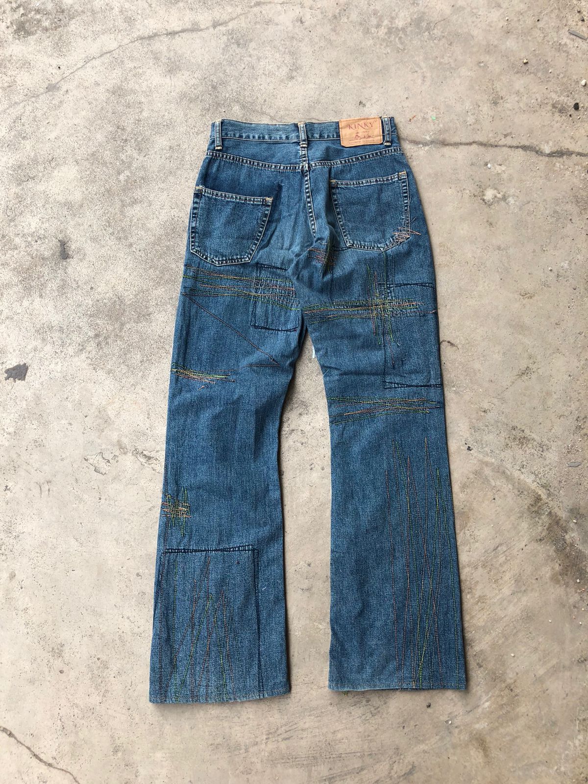 Hysteric Glamour Hysteric glamour Stitched Denim Flare Size US 28 / EU 44 - 2 Thumbnail