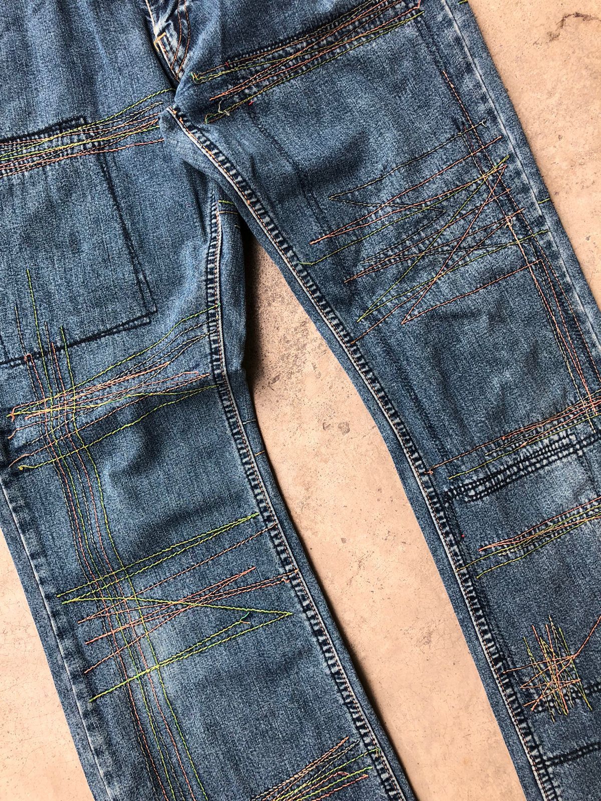 Hysteric Glamour Hysteric glamour Stitched Denim Flare Size US 28 / EU 44 - 3 Thumbnail