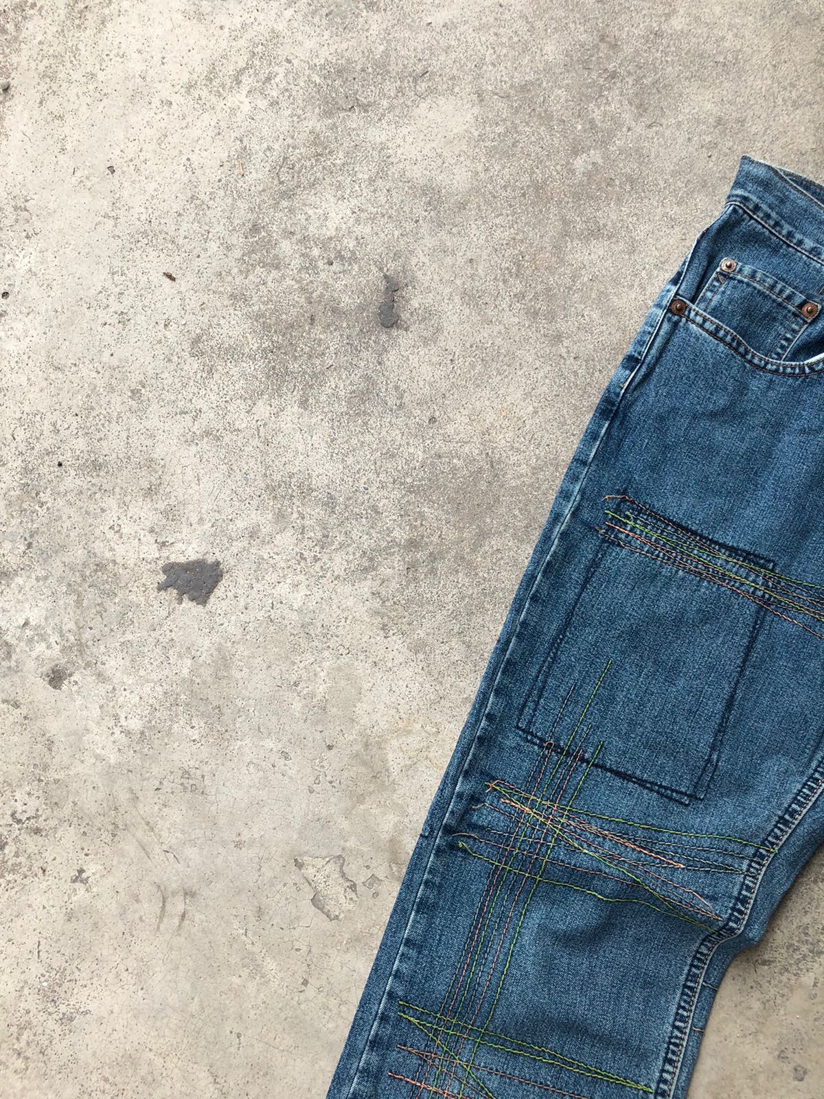 Hysteric Glamour Hysteric glamour Stitched Denim Flare Size US 28 / EU 44 - 5 Thumbnail