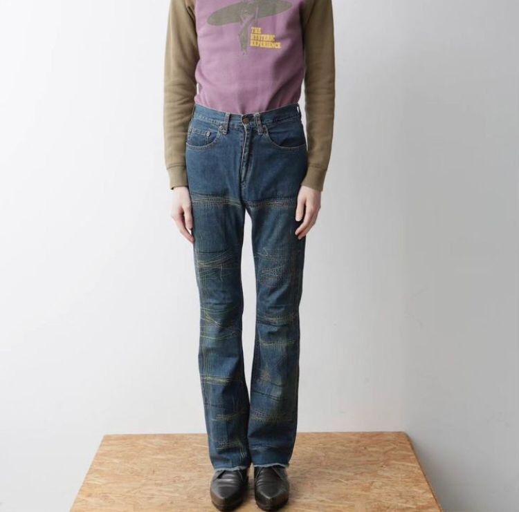 Hysteric Glamour Hysteric glamour Stitched Denim Flare Size US 28 / EU 44 - 9 Thumbnail